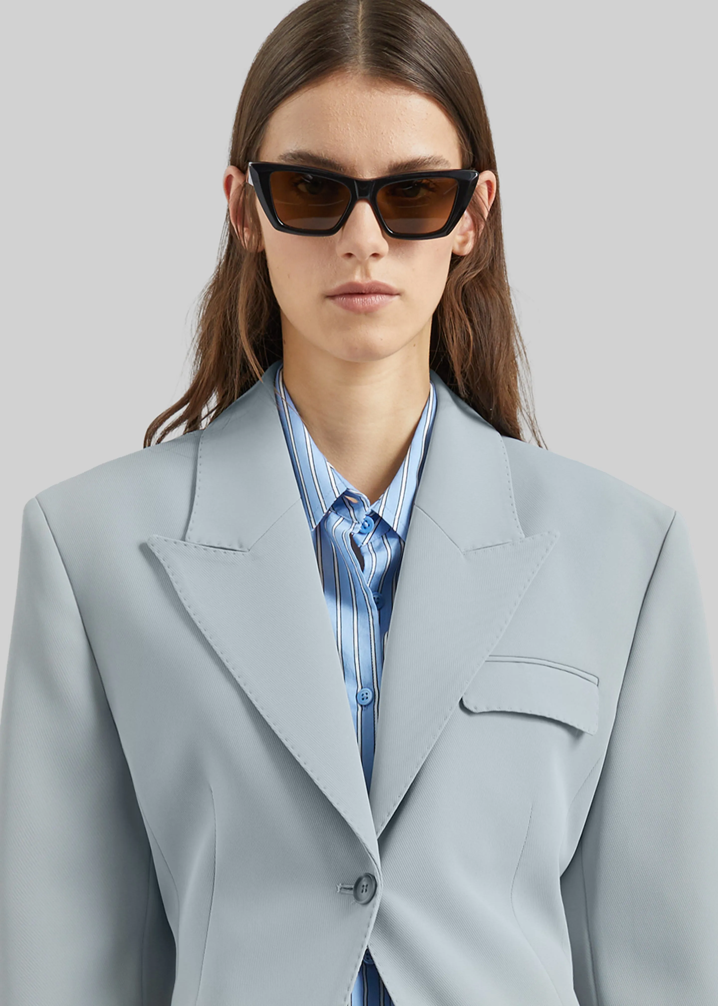 Duved Cinched Blazer - Slate Grey sold by Frankie Shop product image thumbnail 5