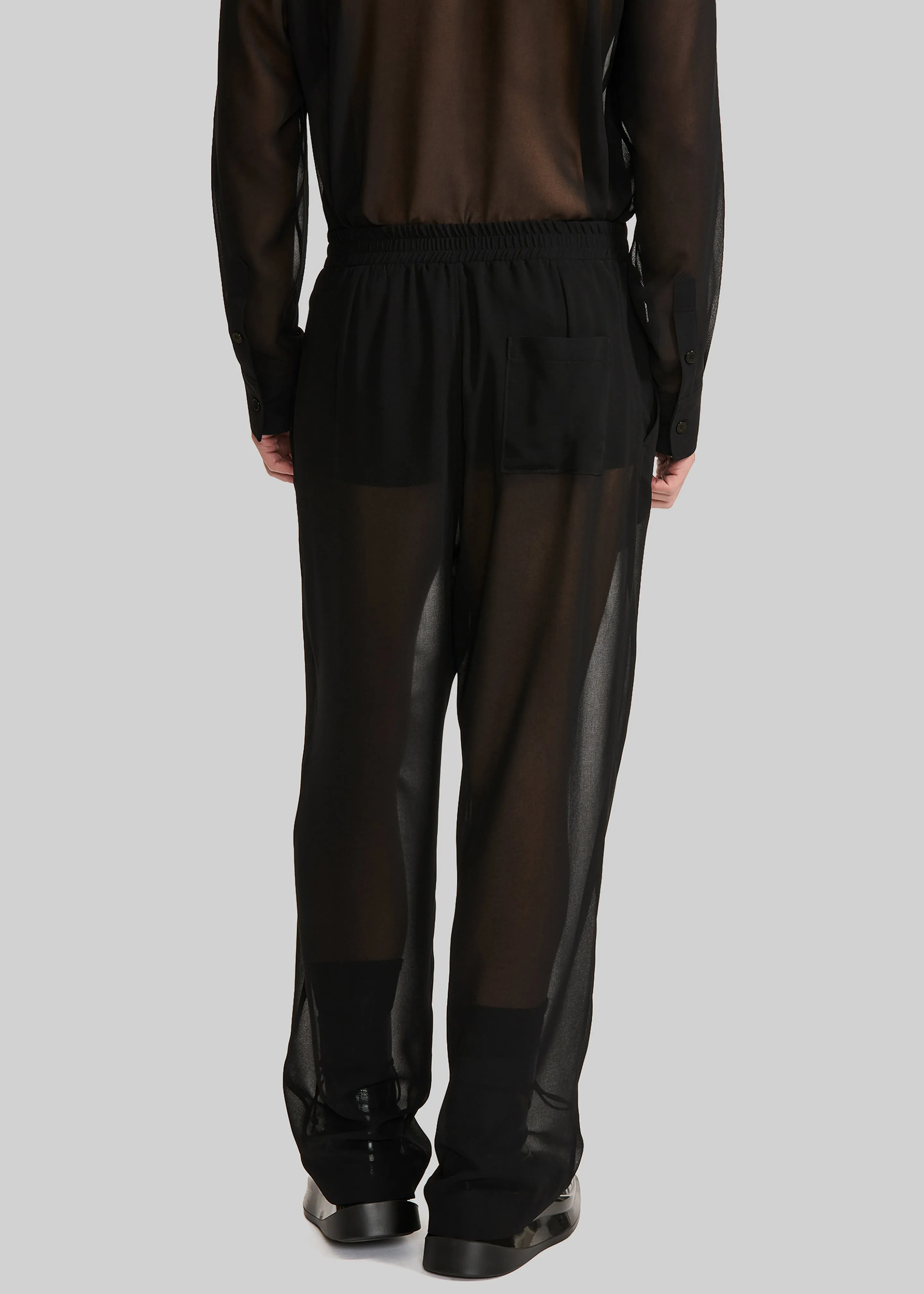 Louis Gabriel Nouchi Large Jogging Pants - Black sold by Frankie Shop product image thumbnail 5