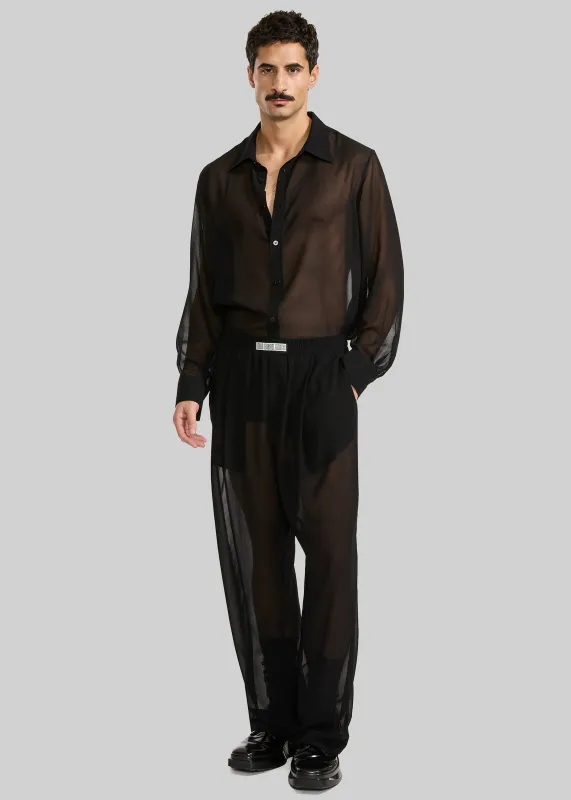Louis Gabriel Nouchi Large Jogging Pants - Black made by Frankie Shop