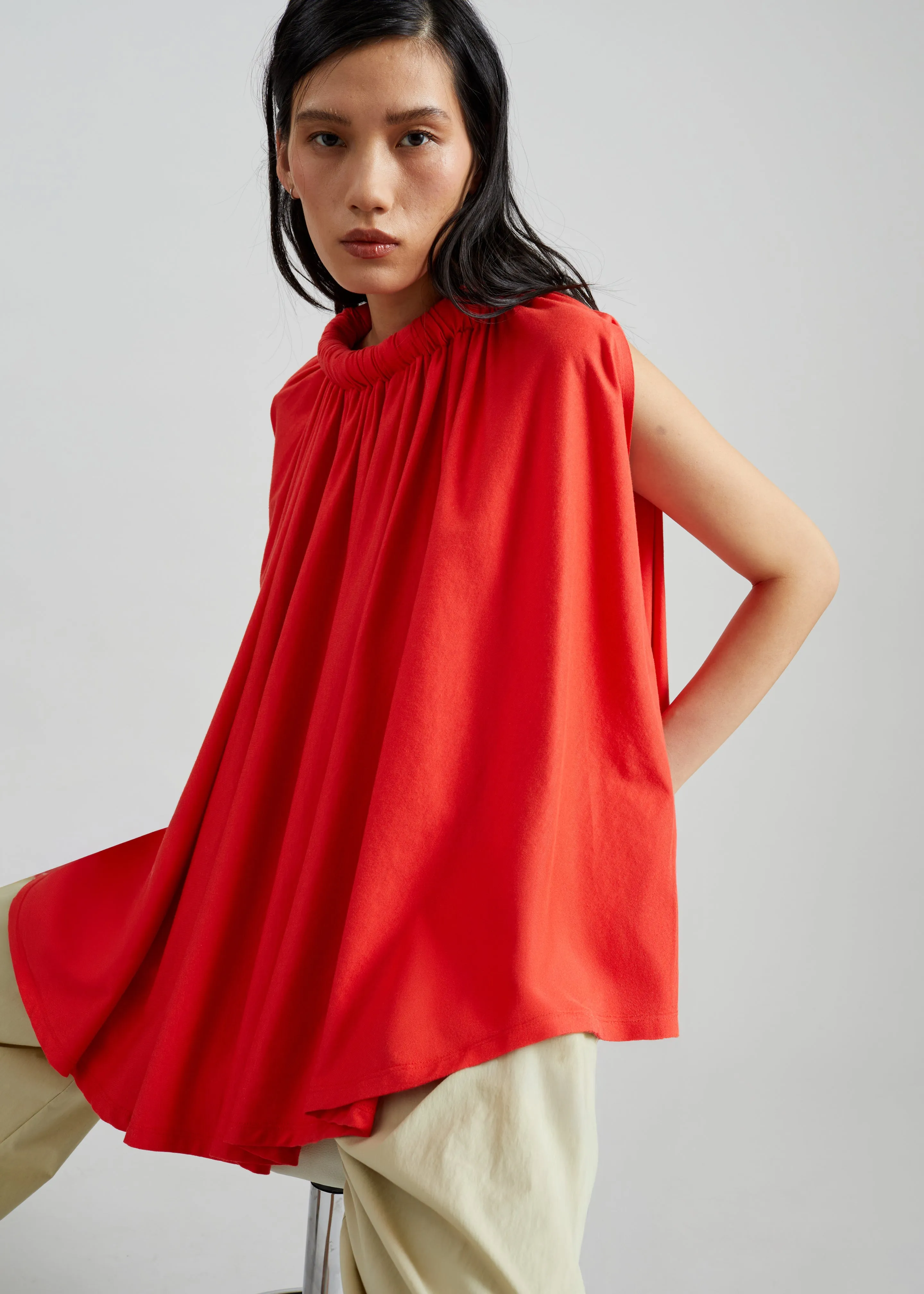 Coperni Circle Top - Red sold by Frankie Shop product image thumbnail 5