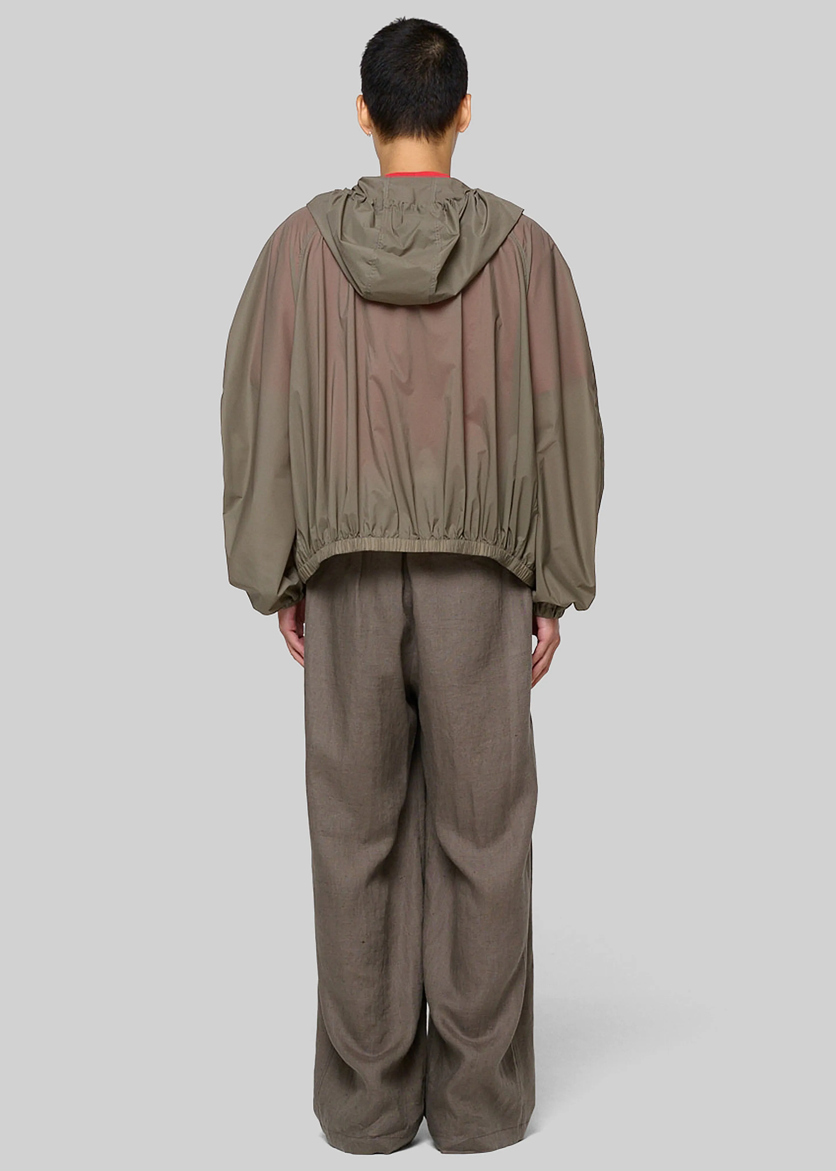 Amomento Raglan Hooded Jumper - Khaki sold by Frankie Shop product image thumbnail 5