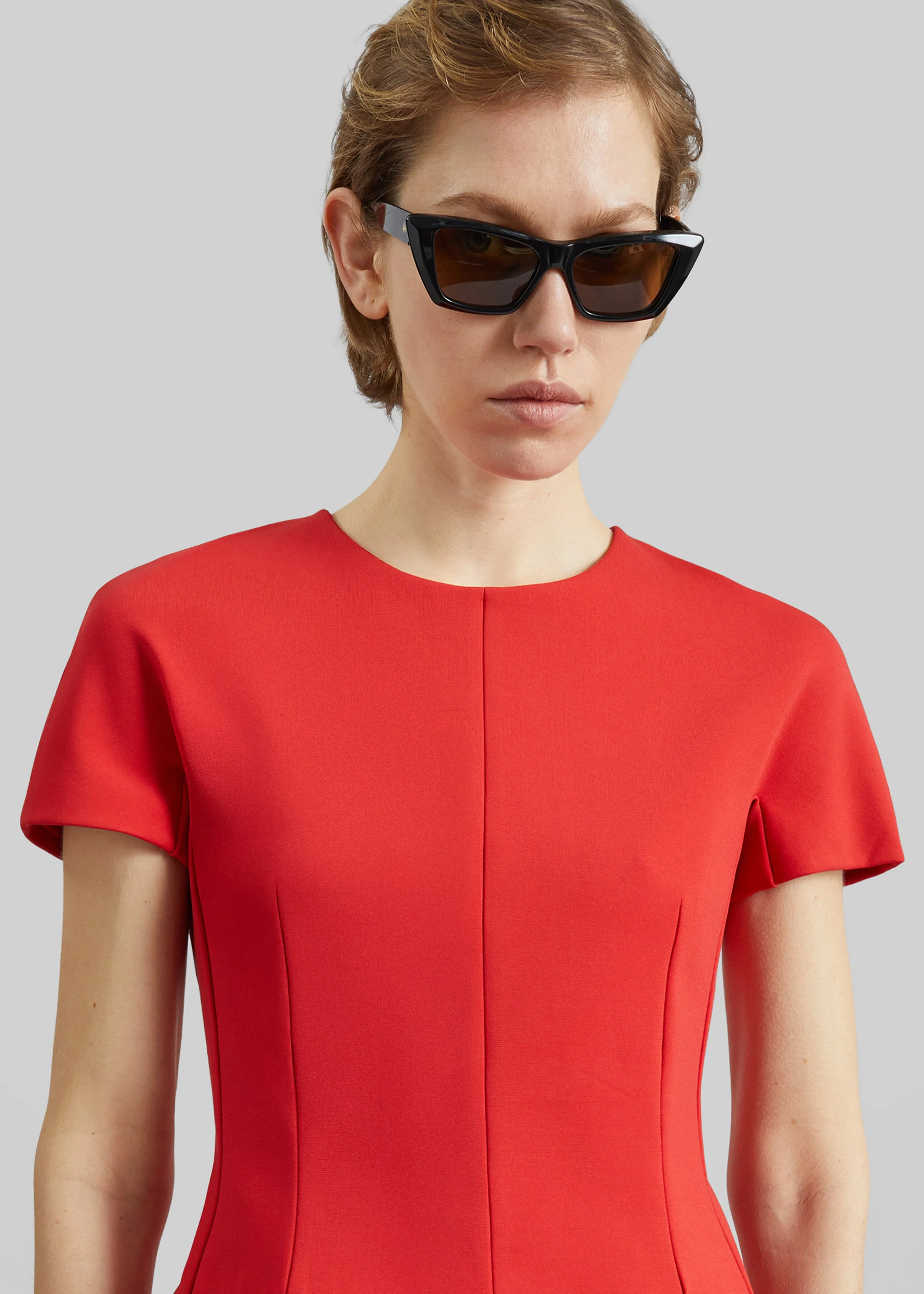 Sportmax Mito Hourglass Dress - Coral sold by Frankie Shop product image thumbnail 5