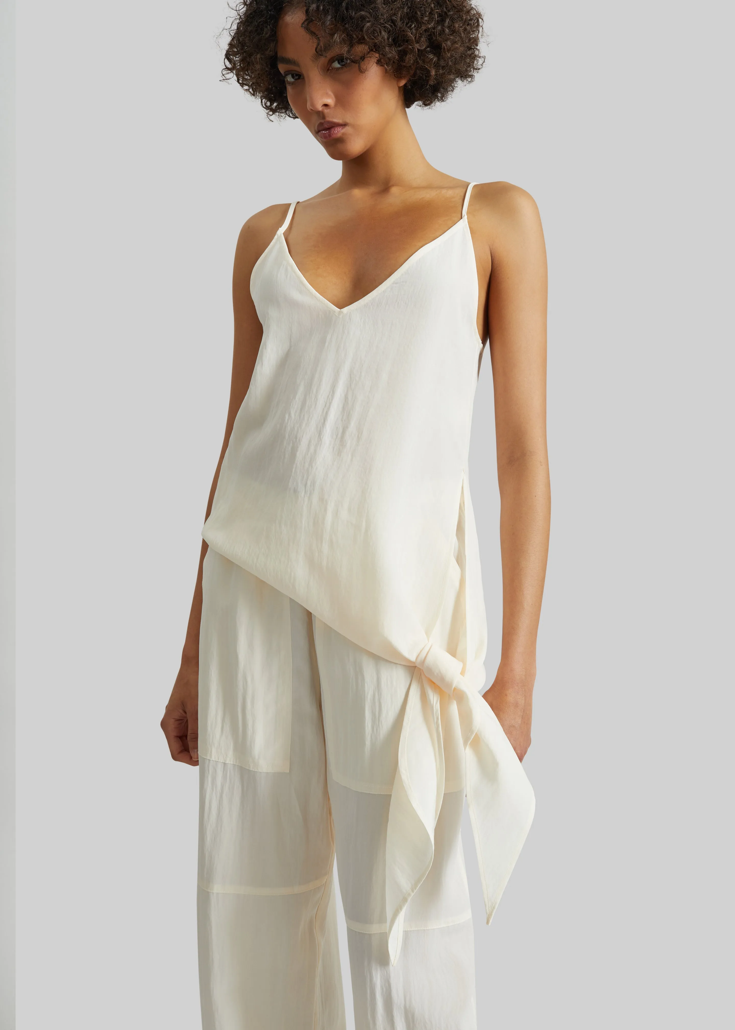 Covert Knotted Top - Cream sold by Frankie Shop product image thumbnail 4