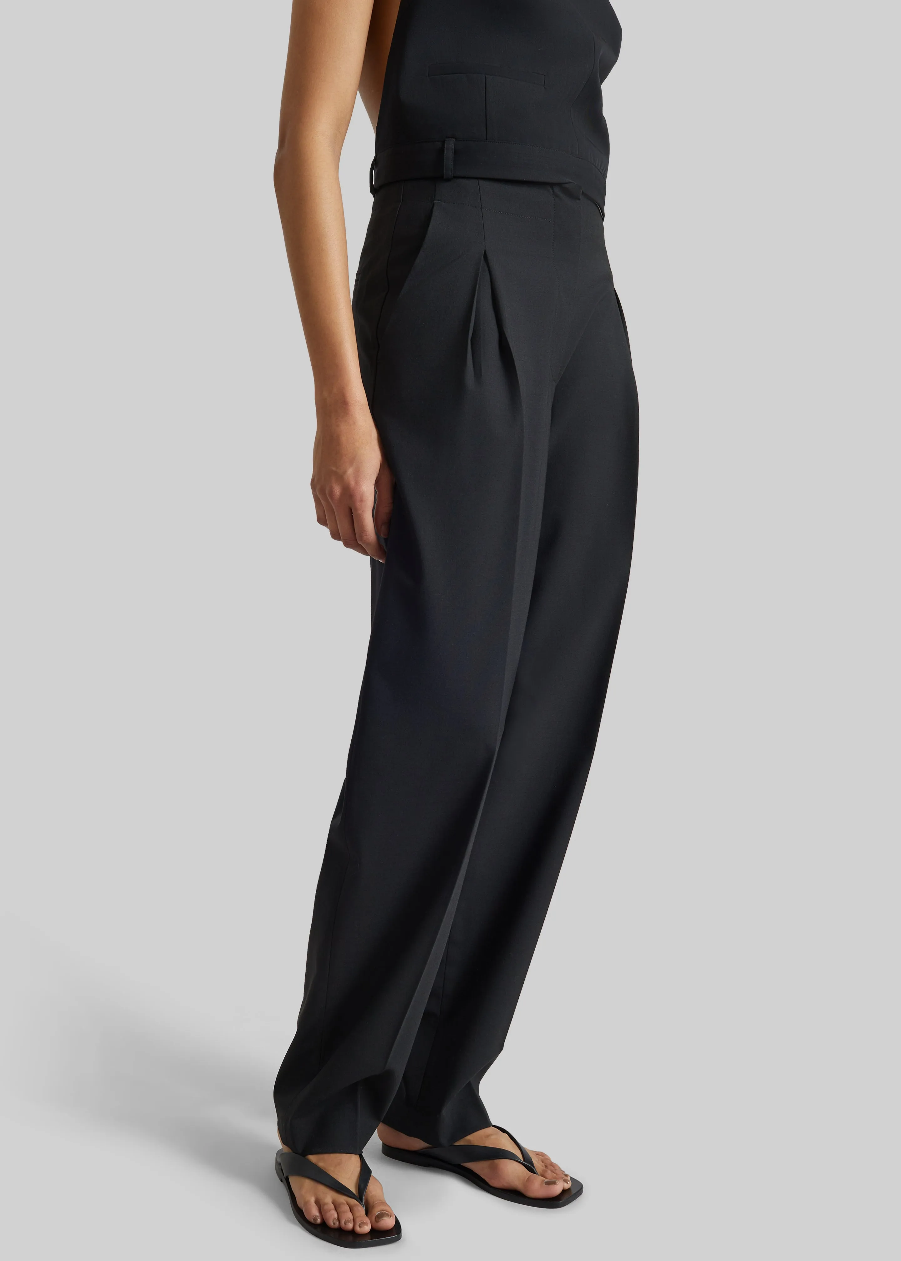 Covert Pleated Pants - Black sold by Frankie Shop product image thumbnail 2