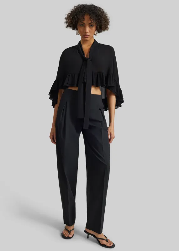 Covert Pleated Pants - Black made by Frankie Shop