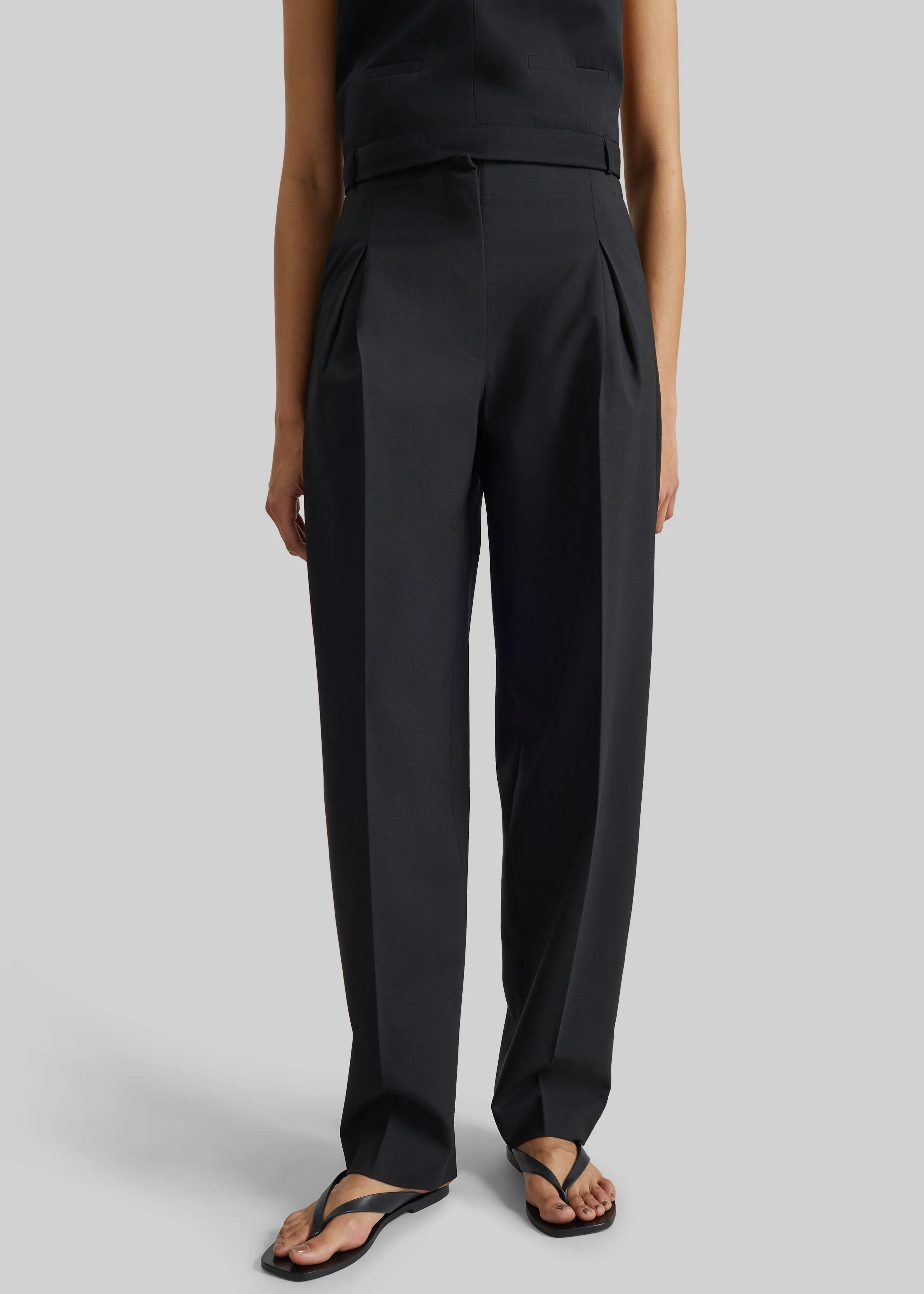 Covert Pleated Pants - Black sold by Frankie Shop product image thumbnail 3