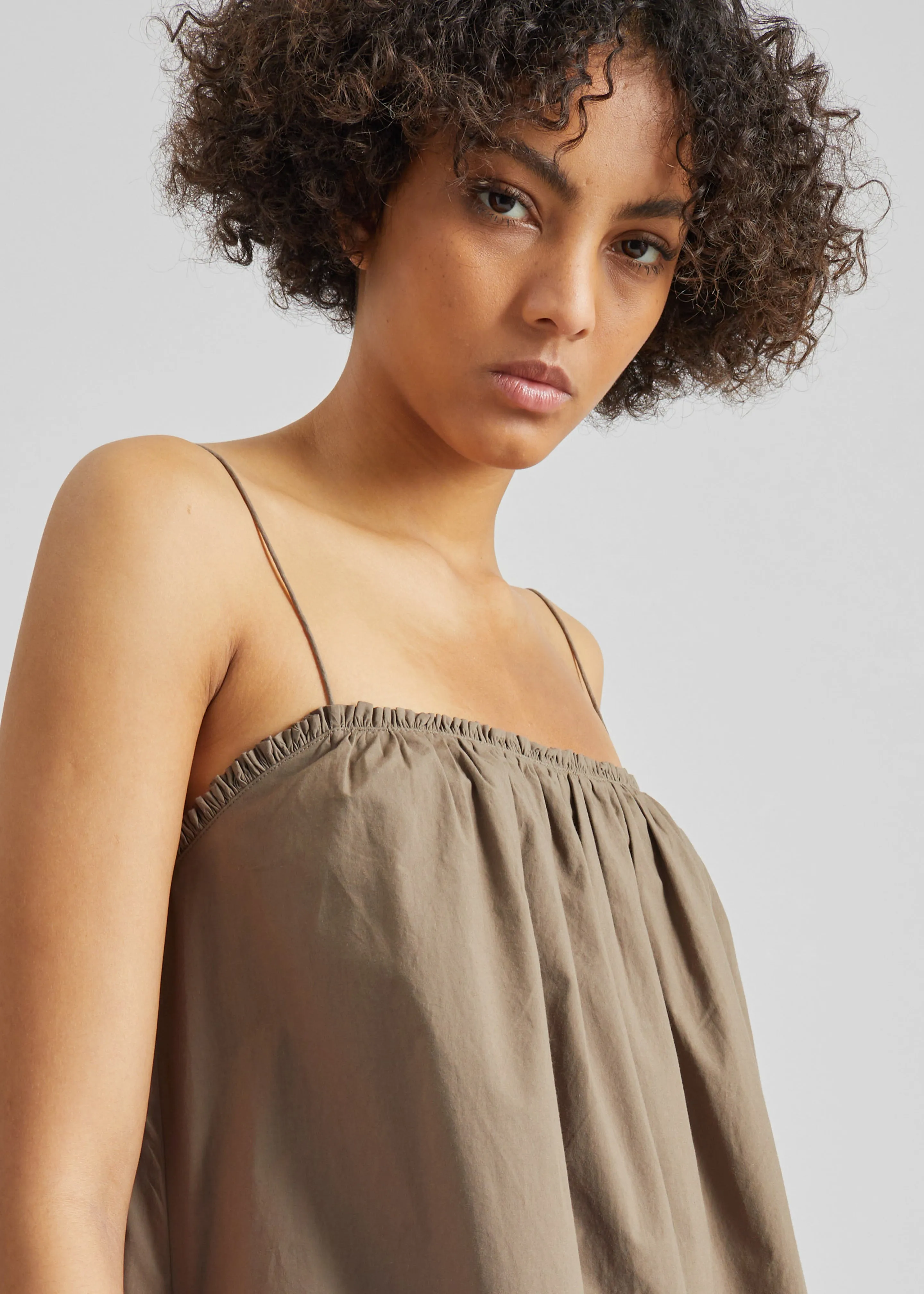 Matteau Frill Cami Mini Dress - Birch sold by Frankie Shop product image thumbnail 3