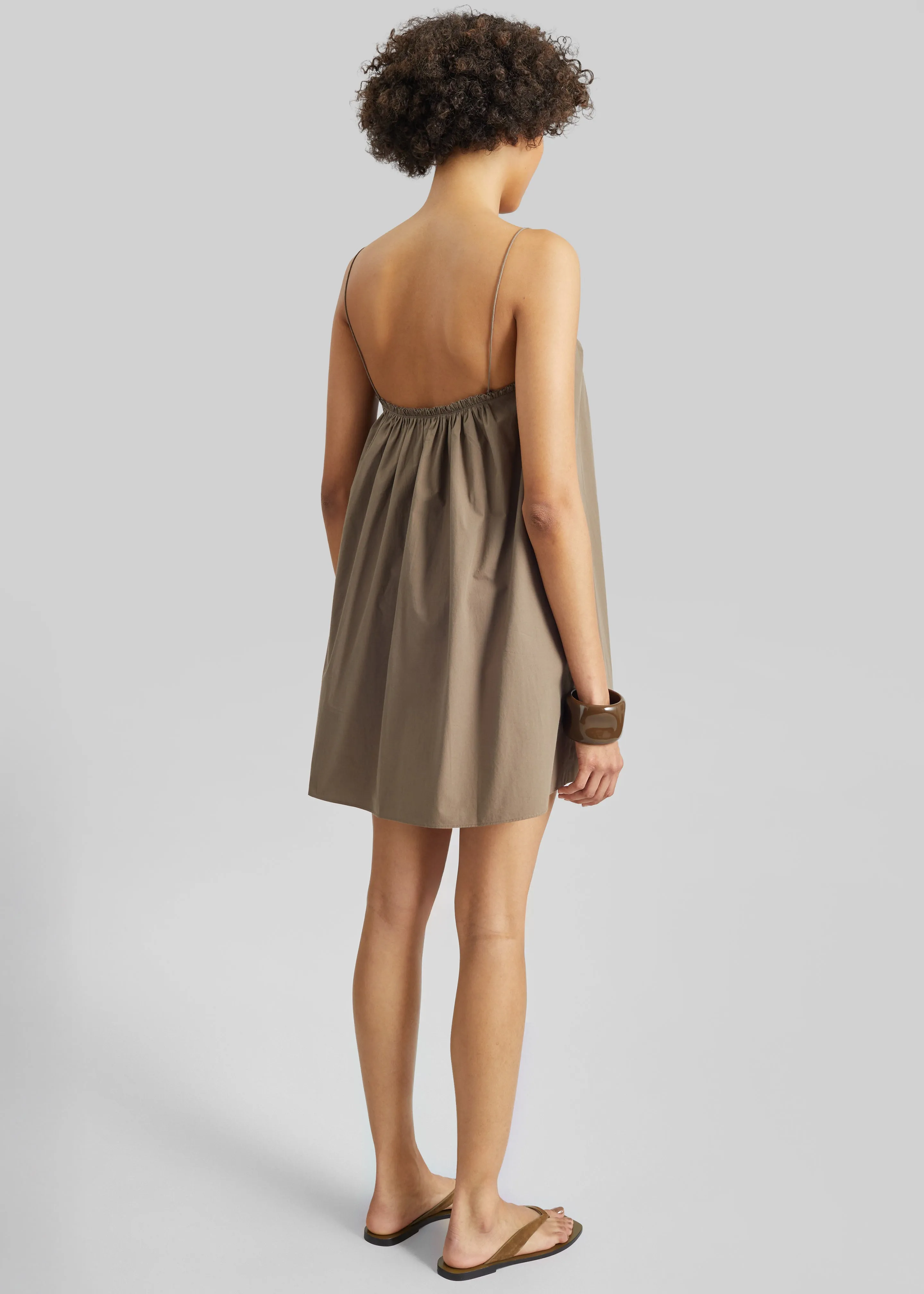 Matteau Frill Cami Mini Dress - Birch sold by Frankie Shop product image thumbnail 5