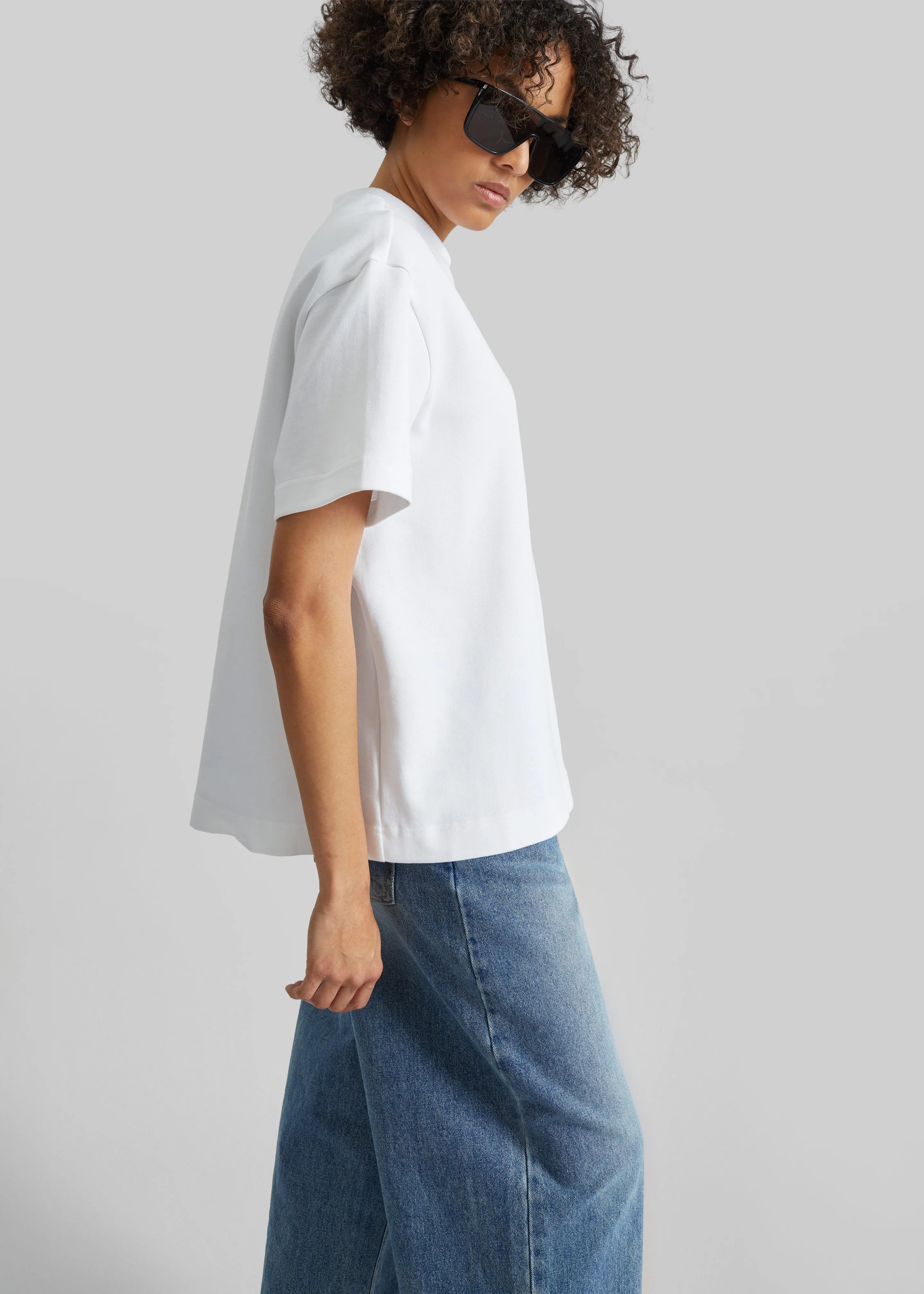 Scoob Boxy T-Shirt - White sold by Frankie Shop product image thumbnail 4
