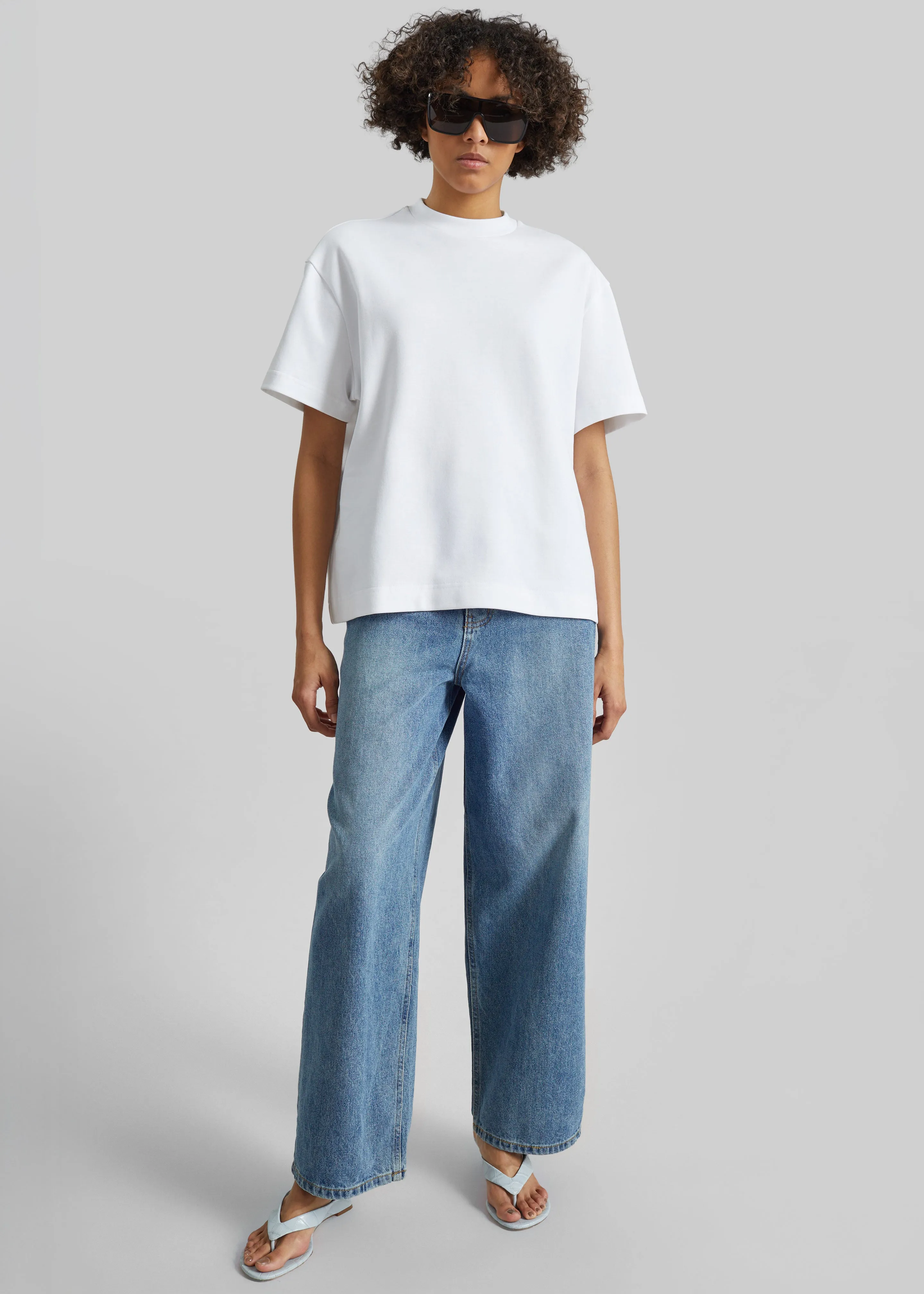 Scoob Boxy T-Shirt - White sold by Frankie Shop product image thumbnail 3