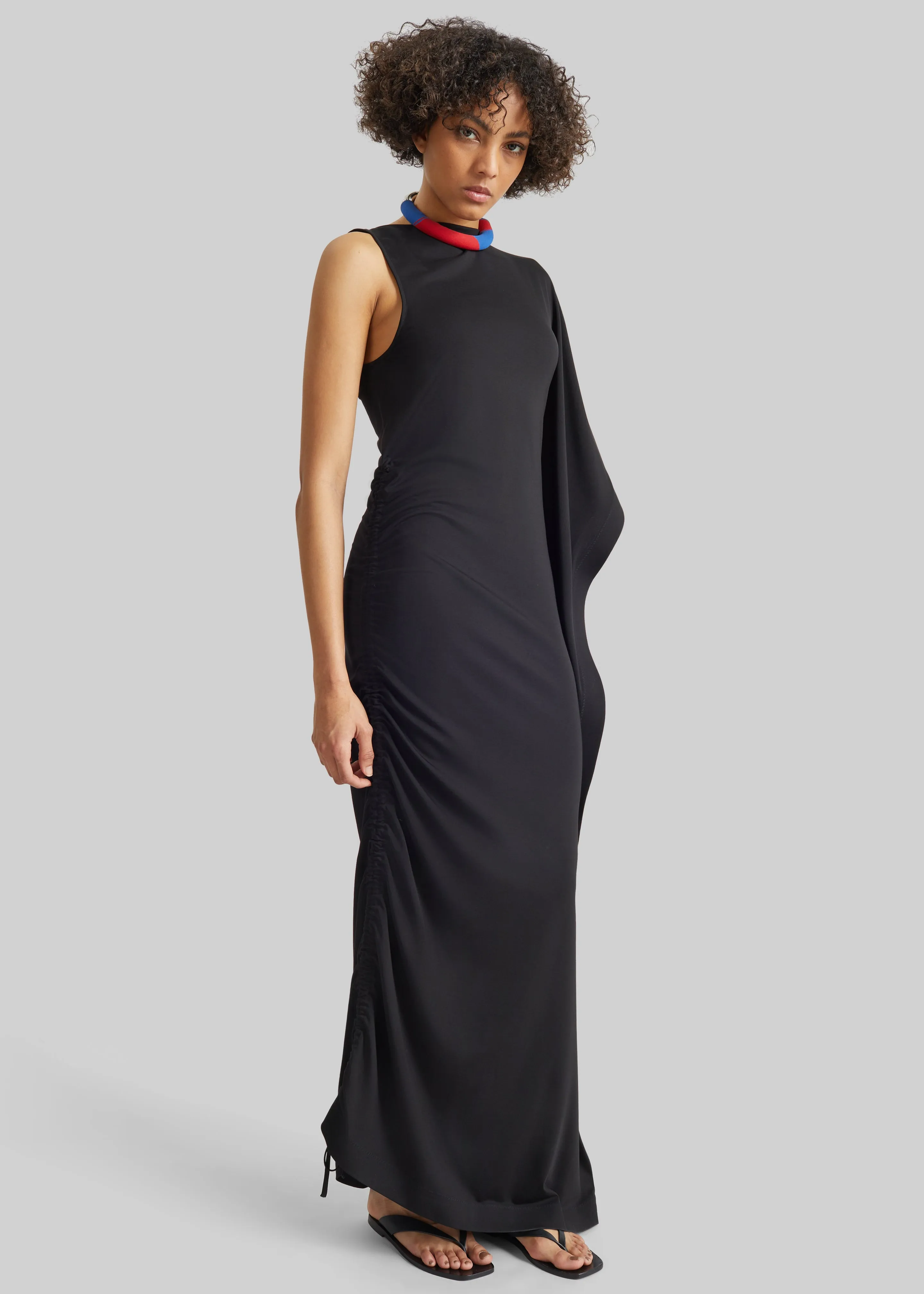 Bevza Black On Black Dress - Black sold by Frankie Shop