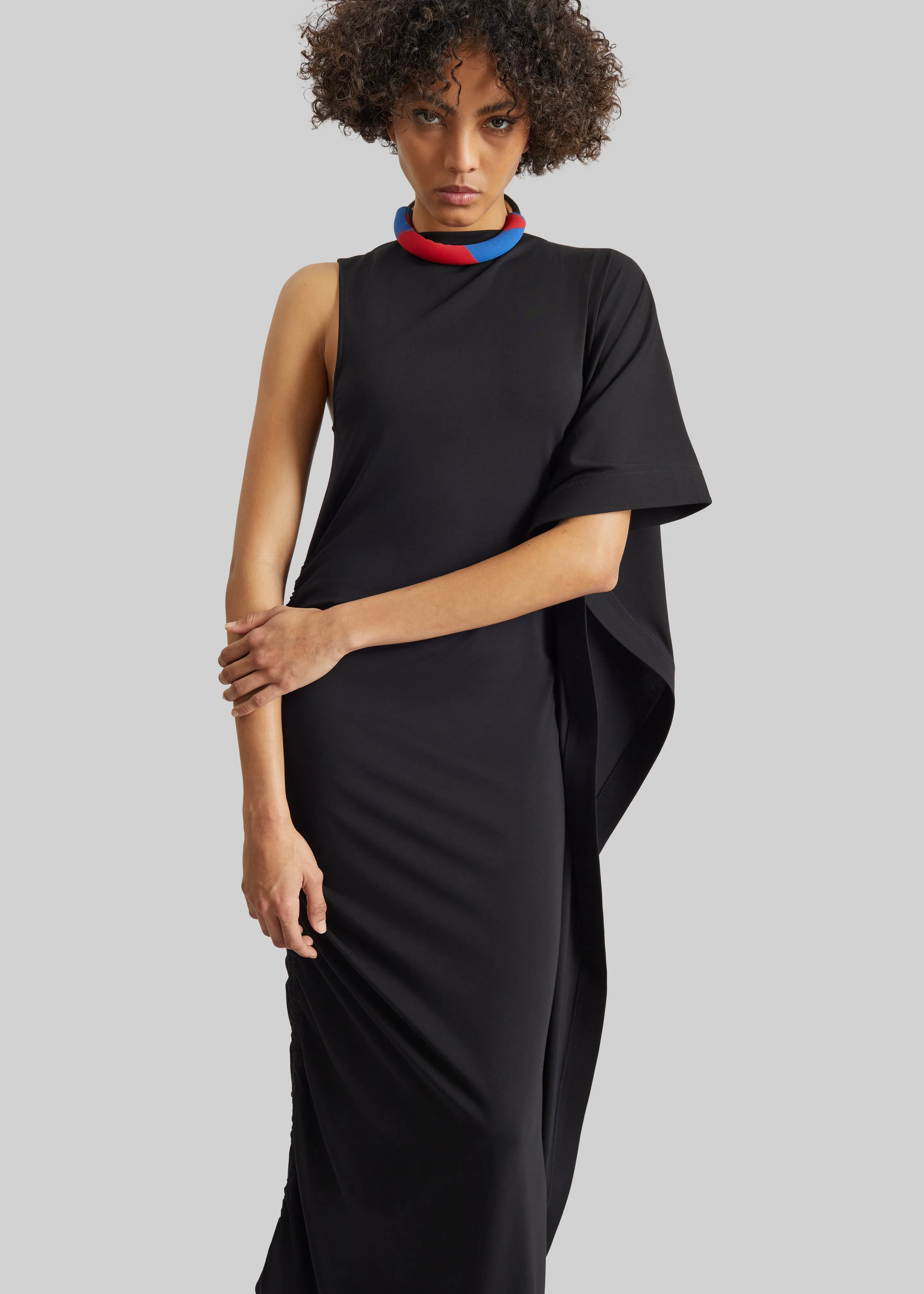 Bevza Black On Black Dress - Black sold by Frankie Shop product image thumbnail 2
