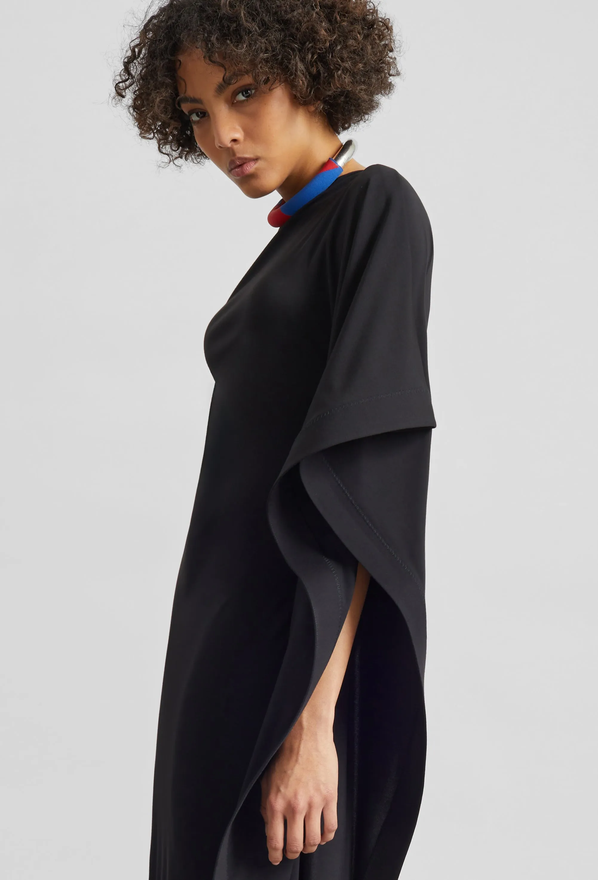 Bevza Black On Black Dress - Black sold by Frankie Shop product image thumbnail 4