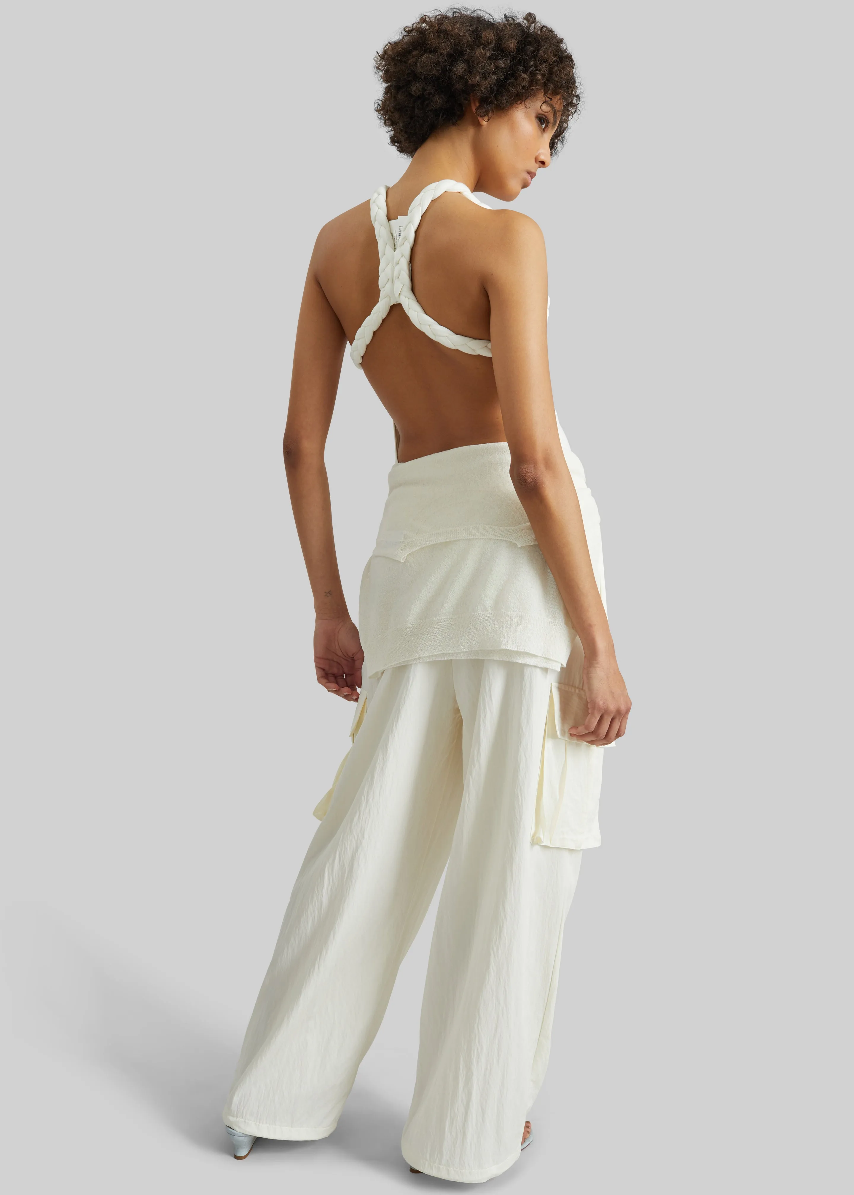 Bevza Tisto Bodysuit - White sold by Frankie Shop product image thumbnail 5