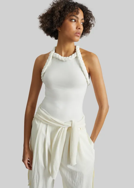 Bevza Tisto Bodysuit - White made by Bevza