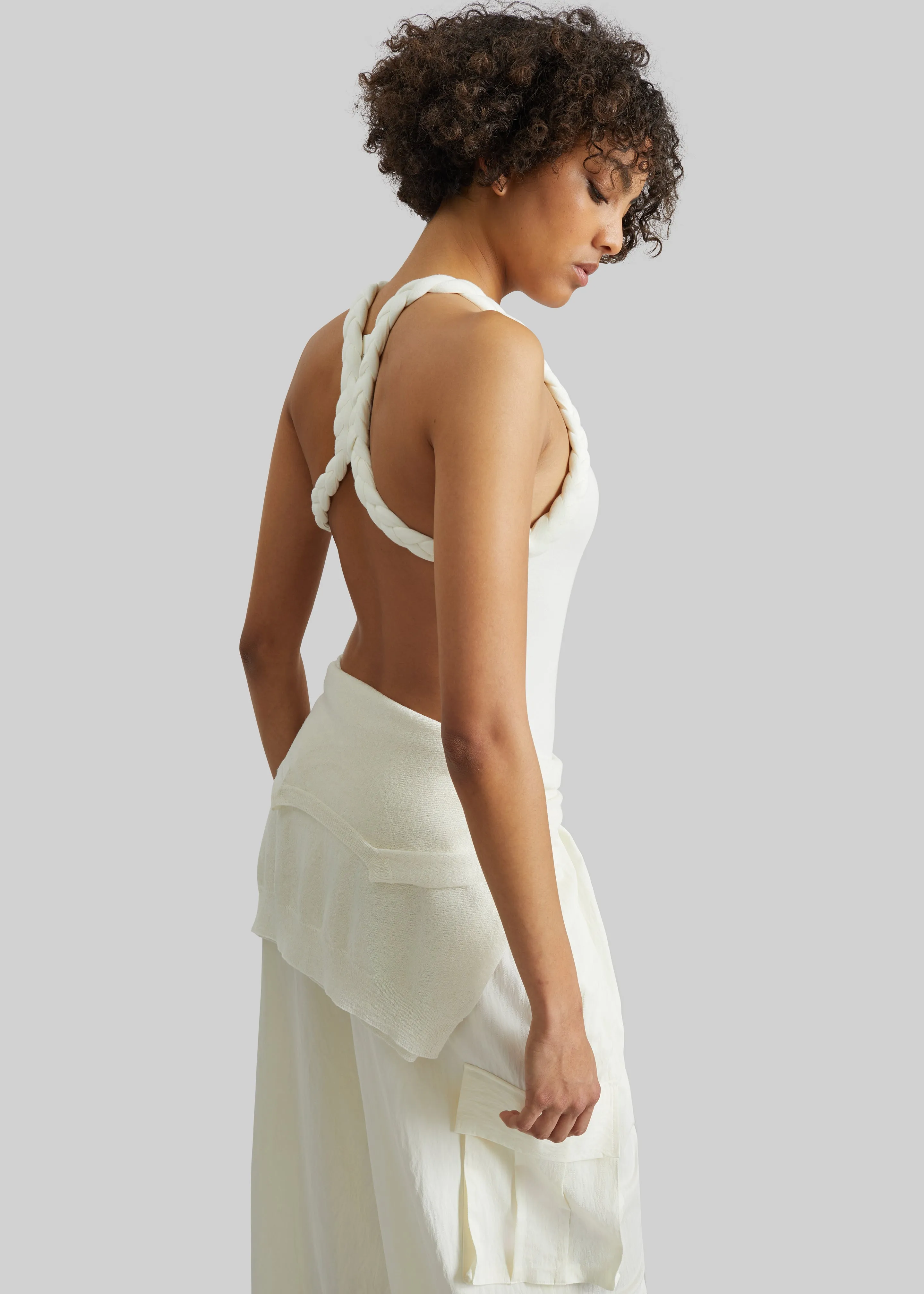 Bevza Tisto Bodysuit - White sold by Frankie Shop product image thumbnail 2
