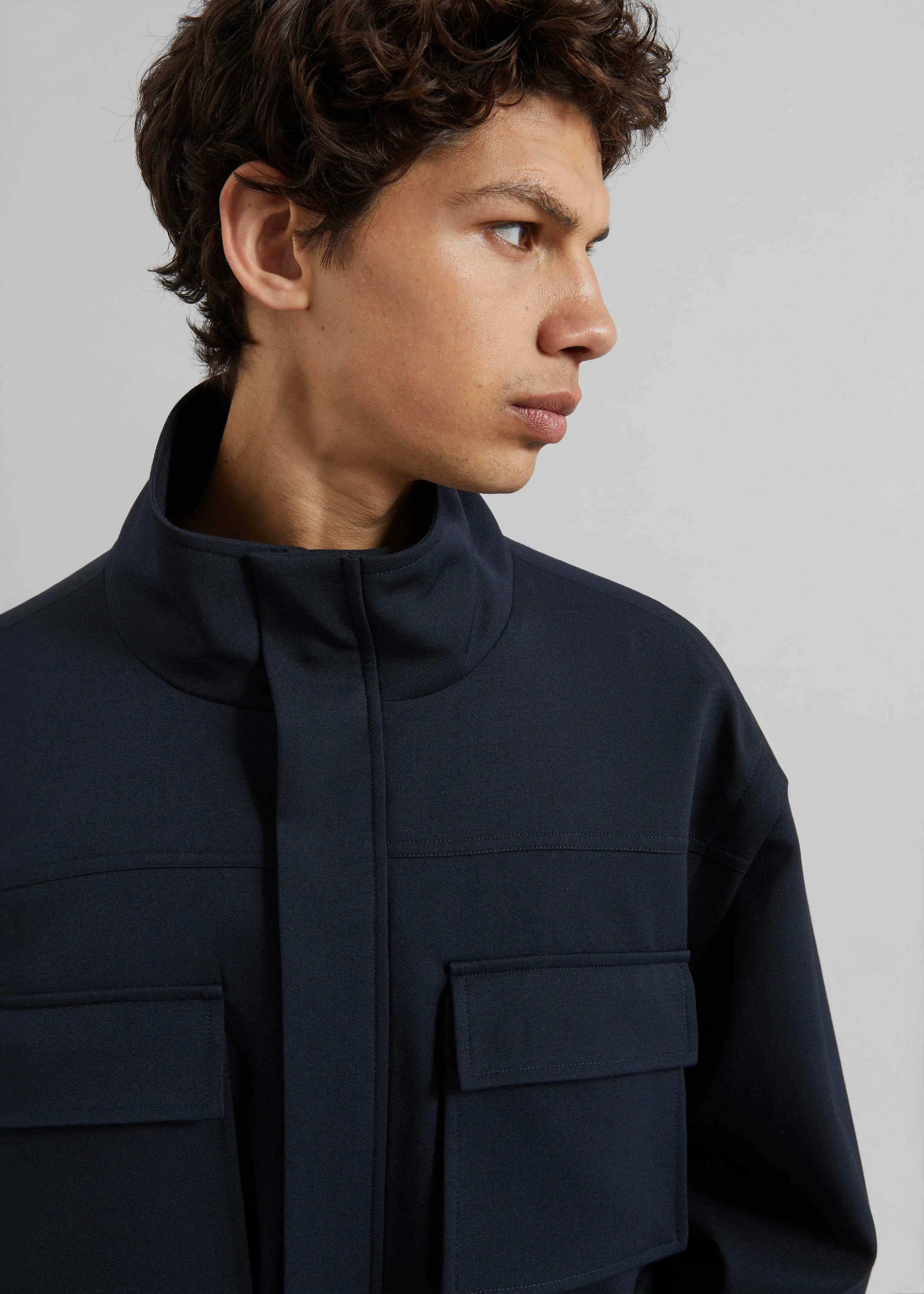 Brannon Cargo Jacket - Navy sold by Frankie Shop product image thumbnail 4