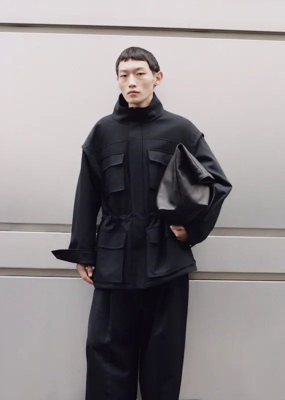 Brannon Cargo Jacket - Navy made by Frankie Shop