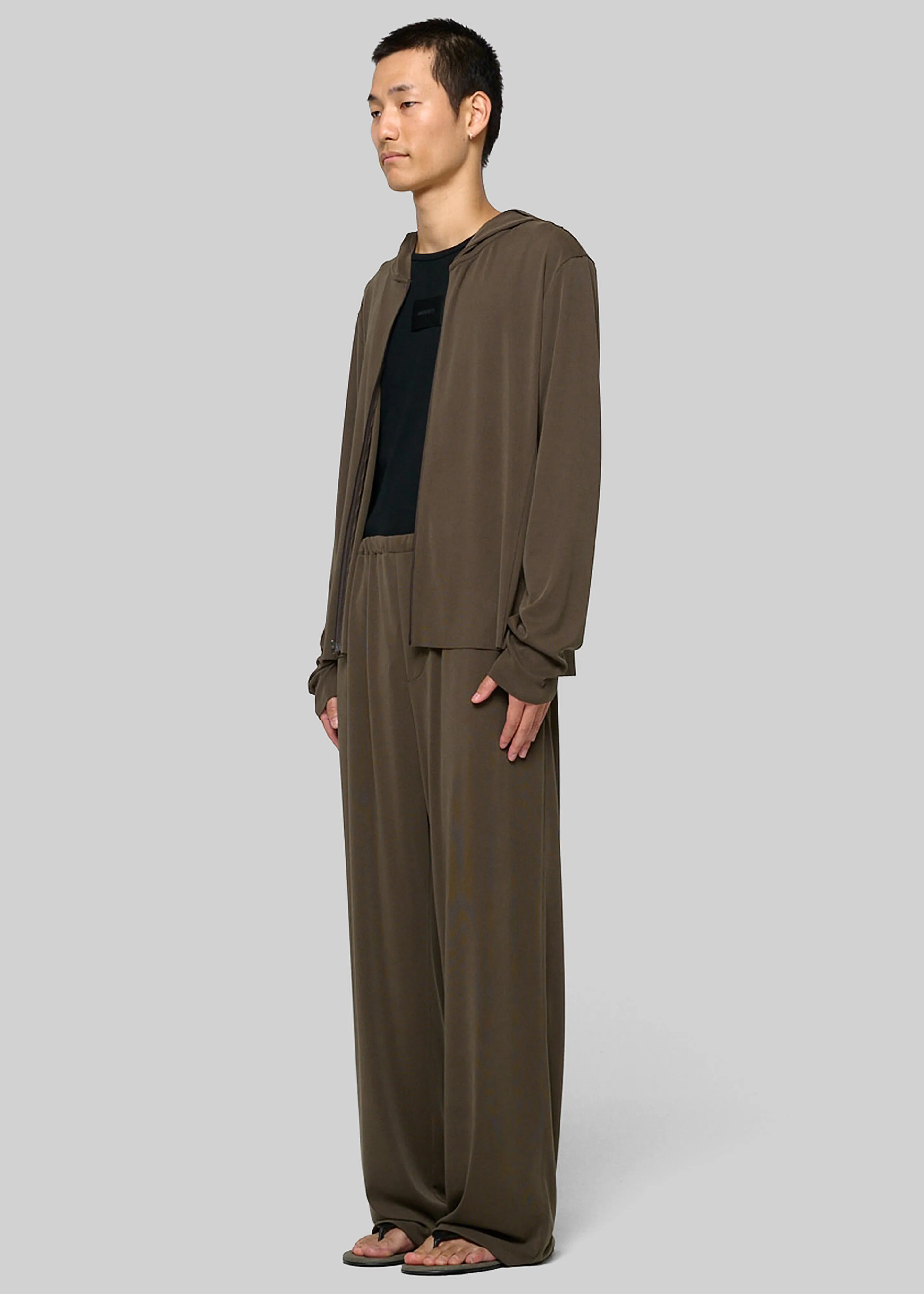 Amomento Jersey Hooded Jumper - Brown sold by Frankie Shop product image thumbnail 2