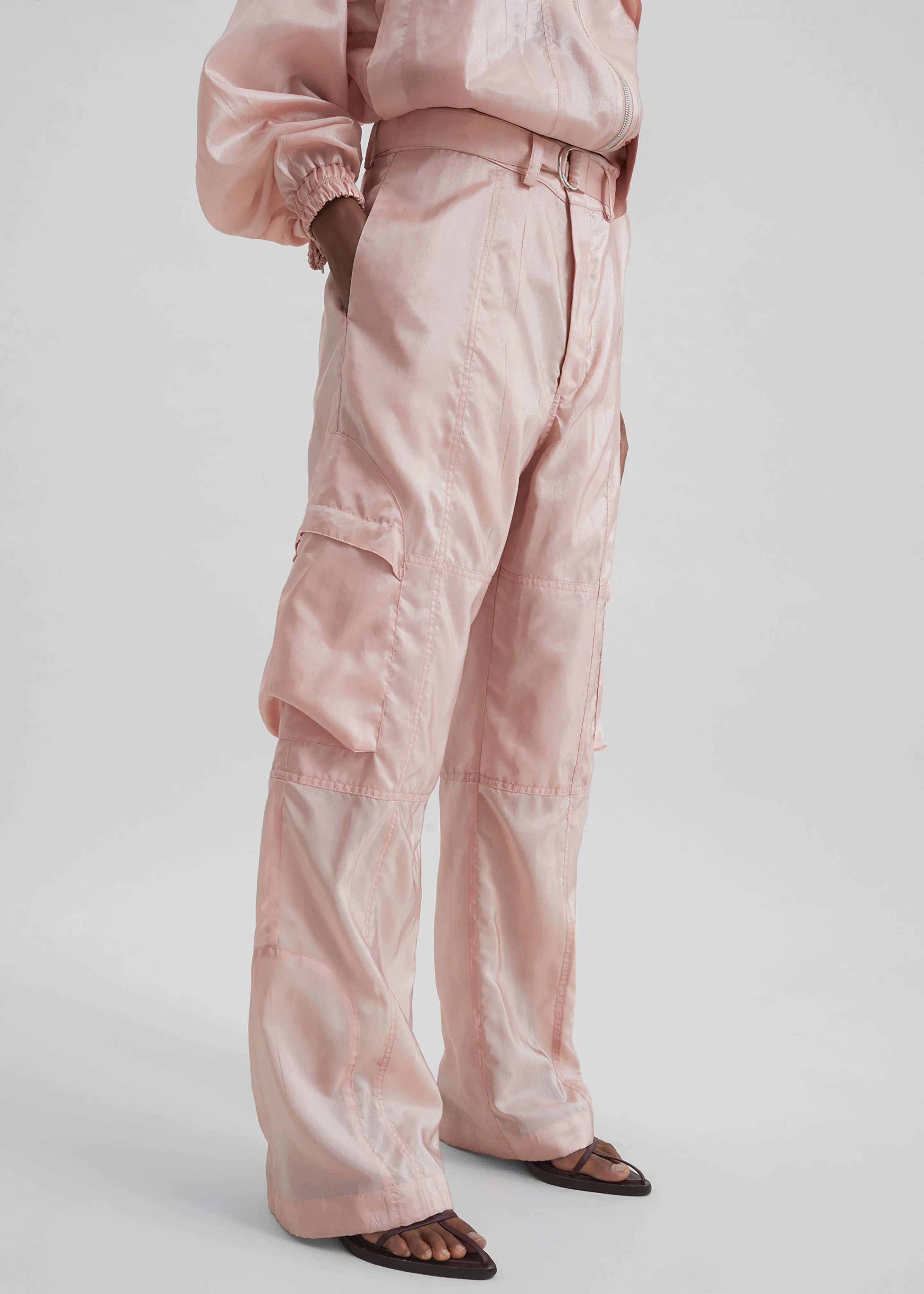 Kelly Sheer Cargo Pants - Pink sold by Frankie Shop product image thumbnail 5