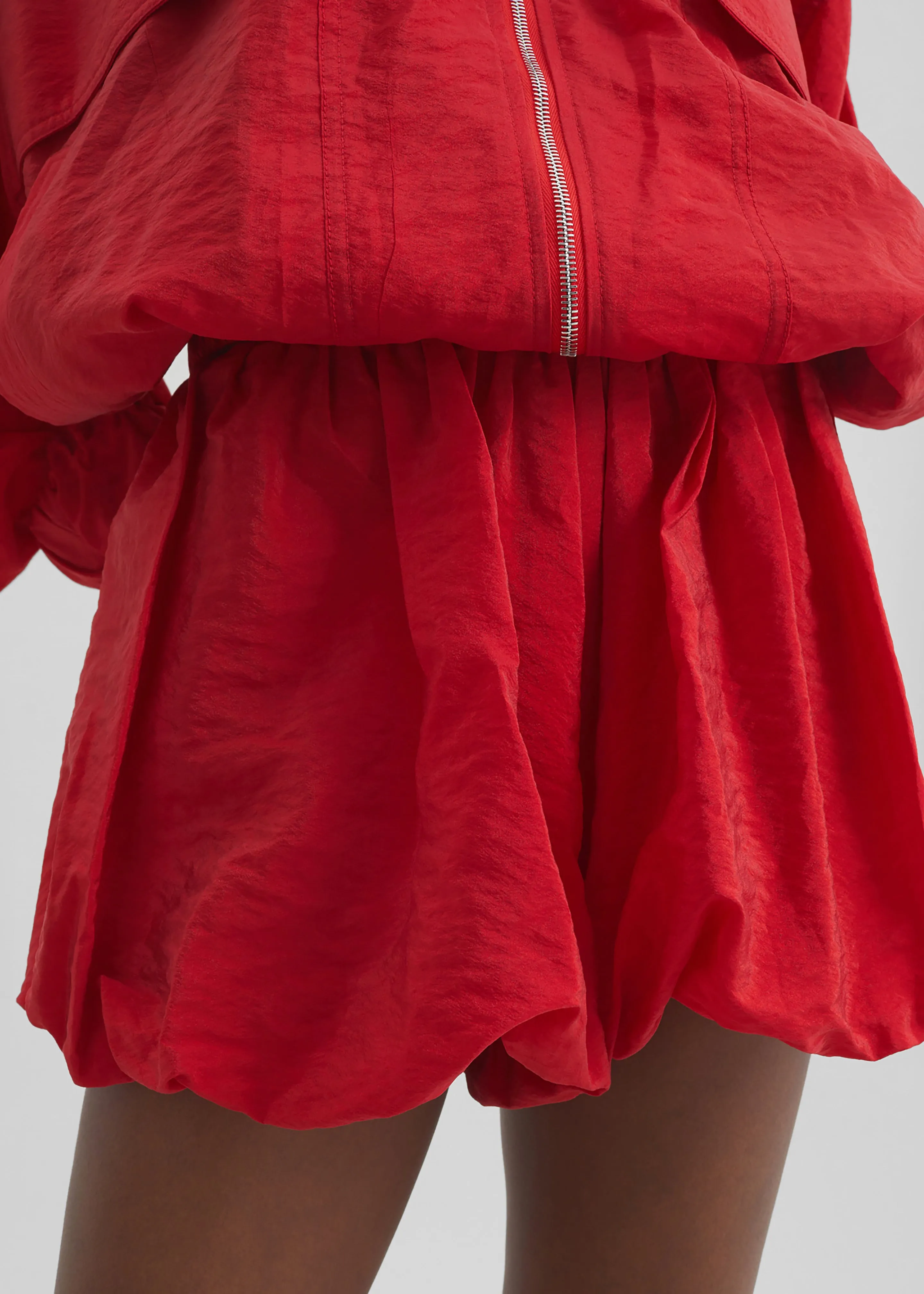 Alina Bubble Hem Shorts - Red sold by Frankie Shop product image thumbnail 3
