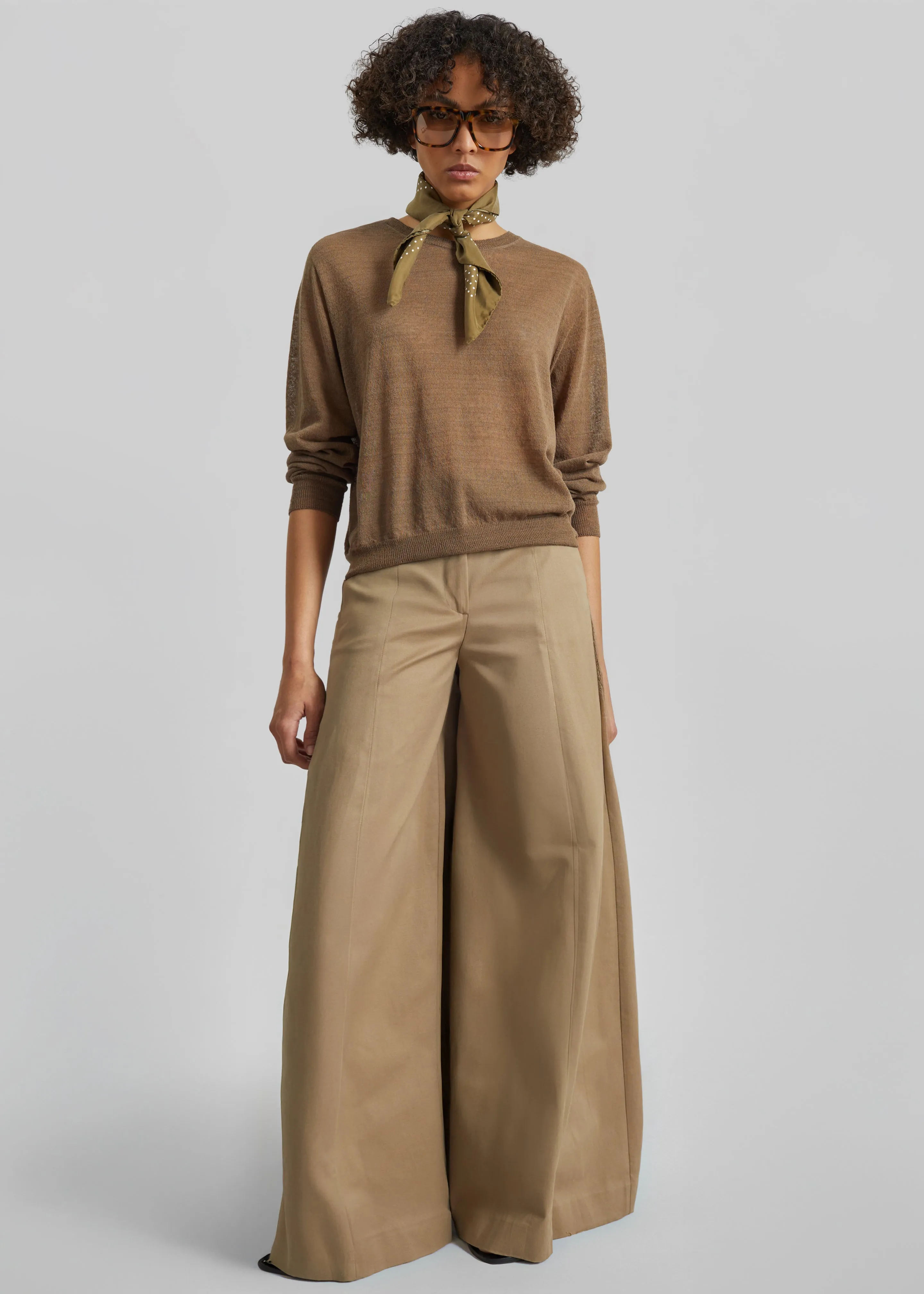 TheLatest D-Alma Pants - Cognac sold by Frankie Shop product image thumbnail 2