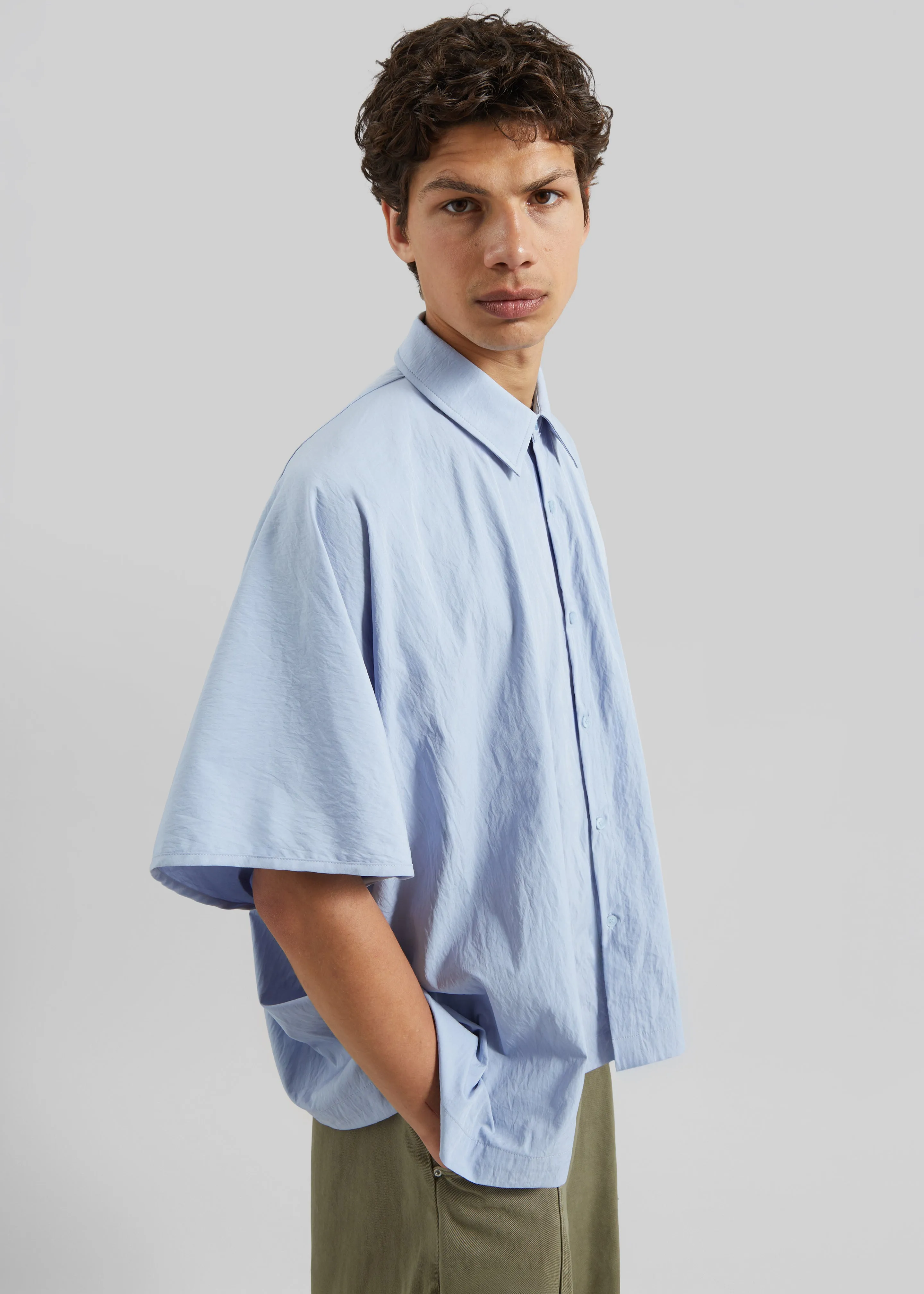 Nordwood Dolman Sleeve Shirt - Sky Blue sold by Frankie Shop product image thumbnail 4