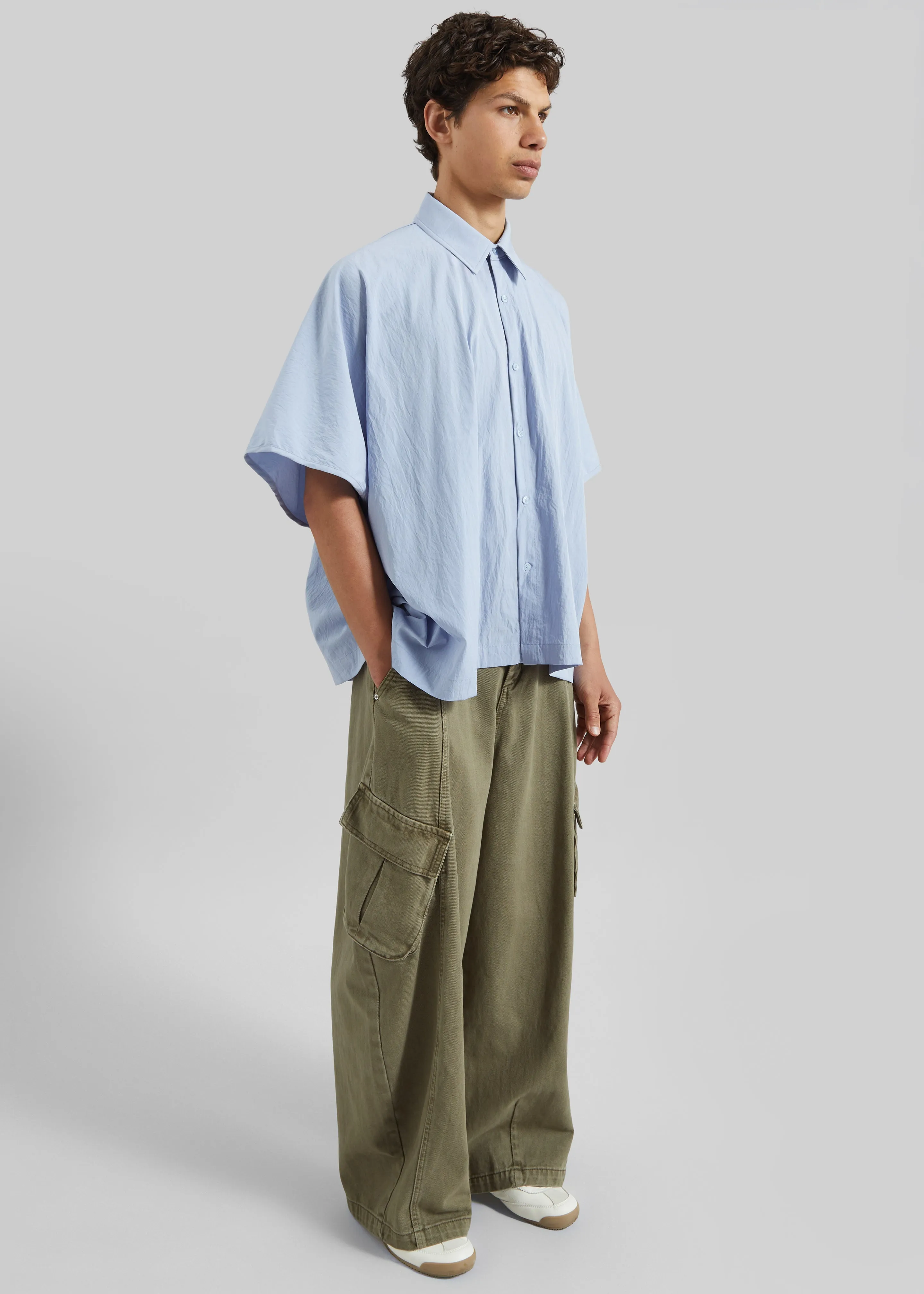 Nordwood Dolman Sleeve Shirt - Sky Blue sold by Frankie Shop product image thumbnail 2