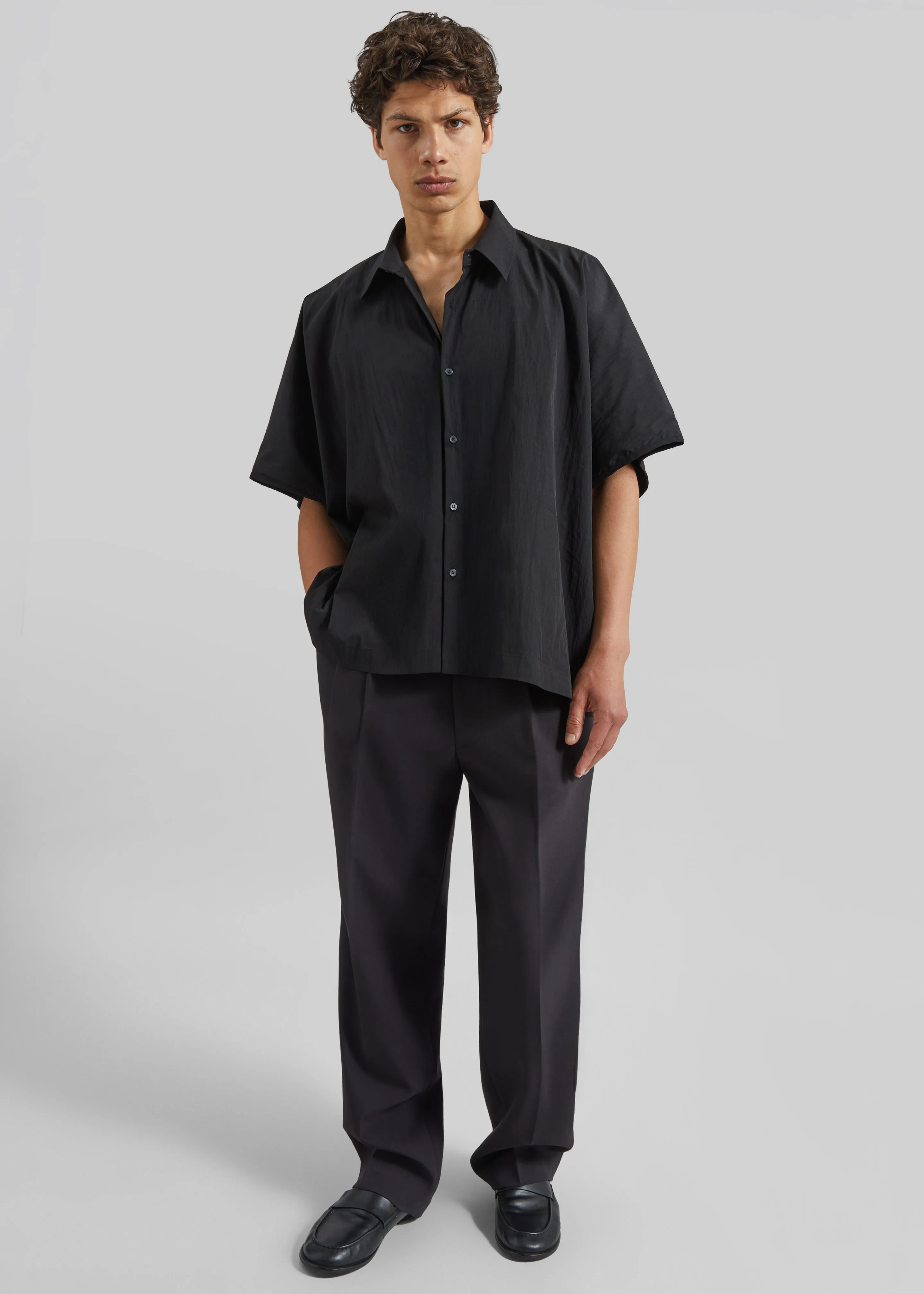 Nordwood Dolman Sleeve Shirt - Black sold by Frankie Shop product image thumbnail 2