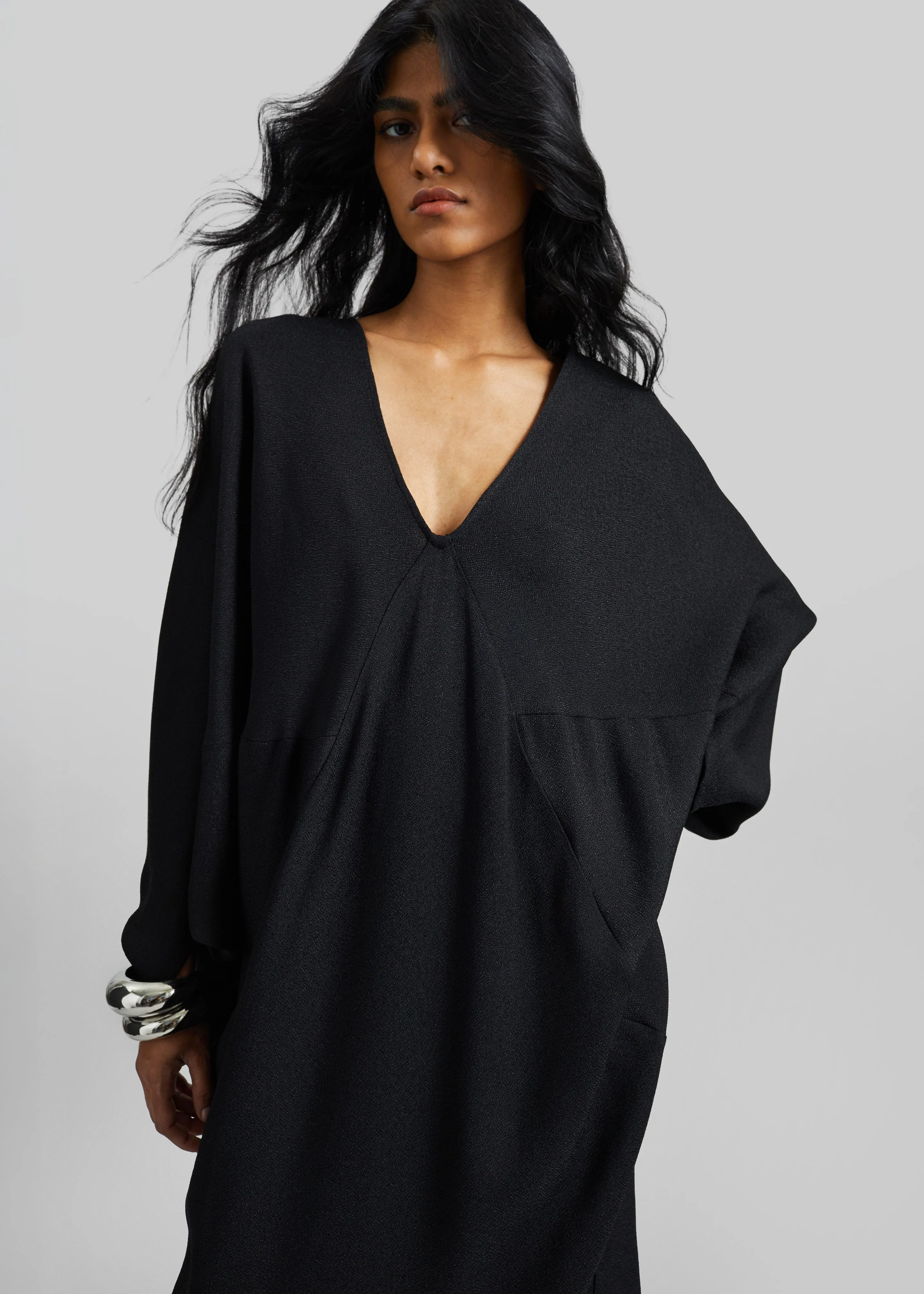 Lilia Kaftan Dress - Black sold by Frankie Shop product image thumbnail 2