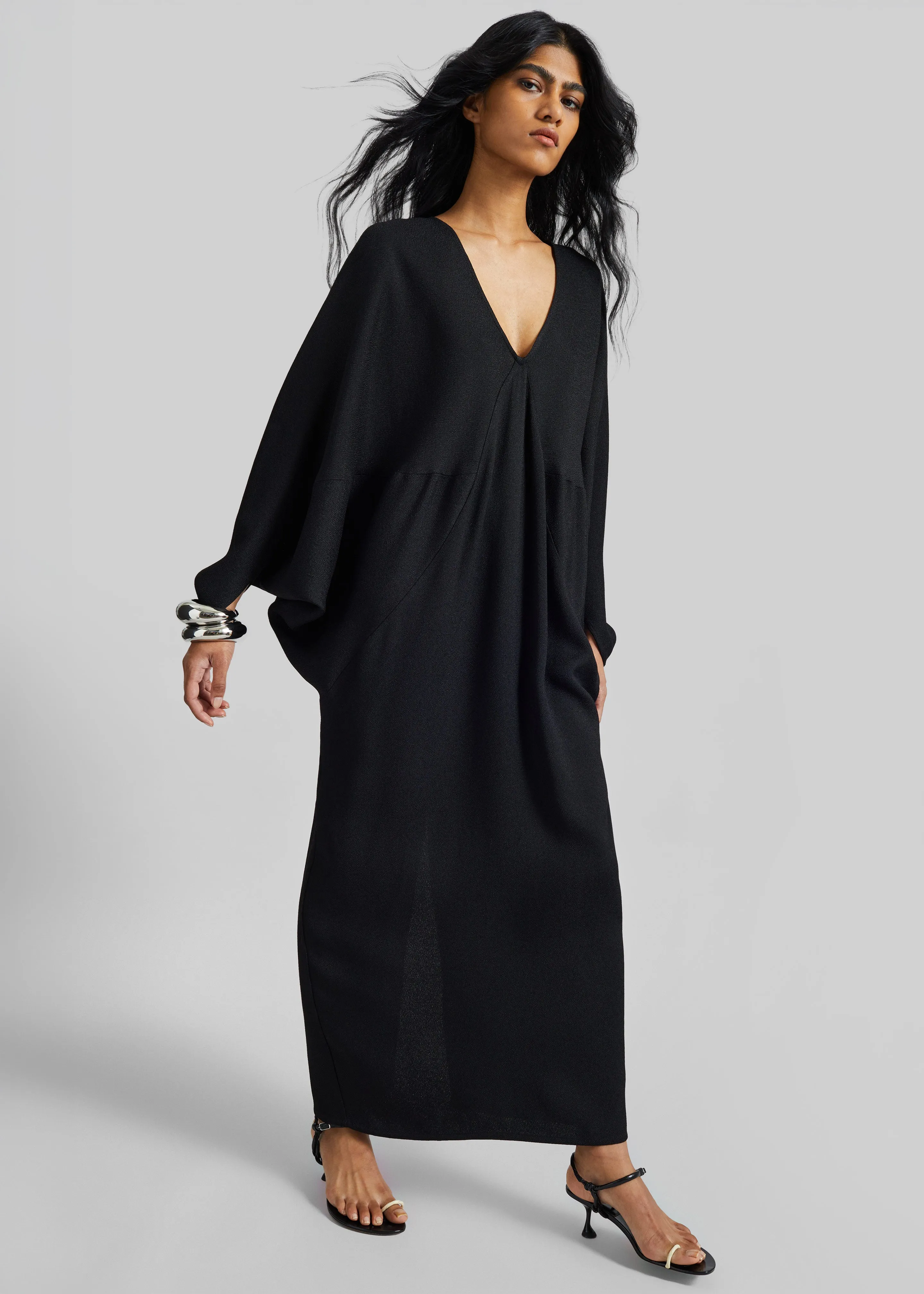 Lilia Kaftan Dress - Black sold by Frankie Shop product image thumbnail 3