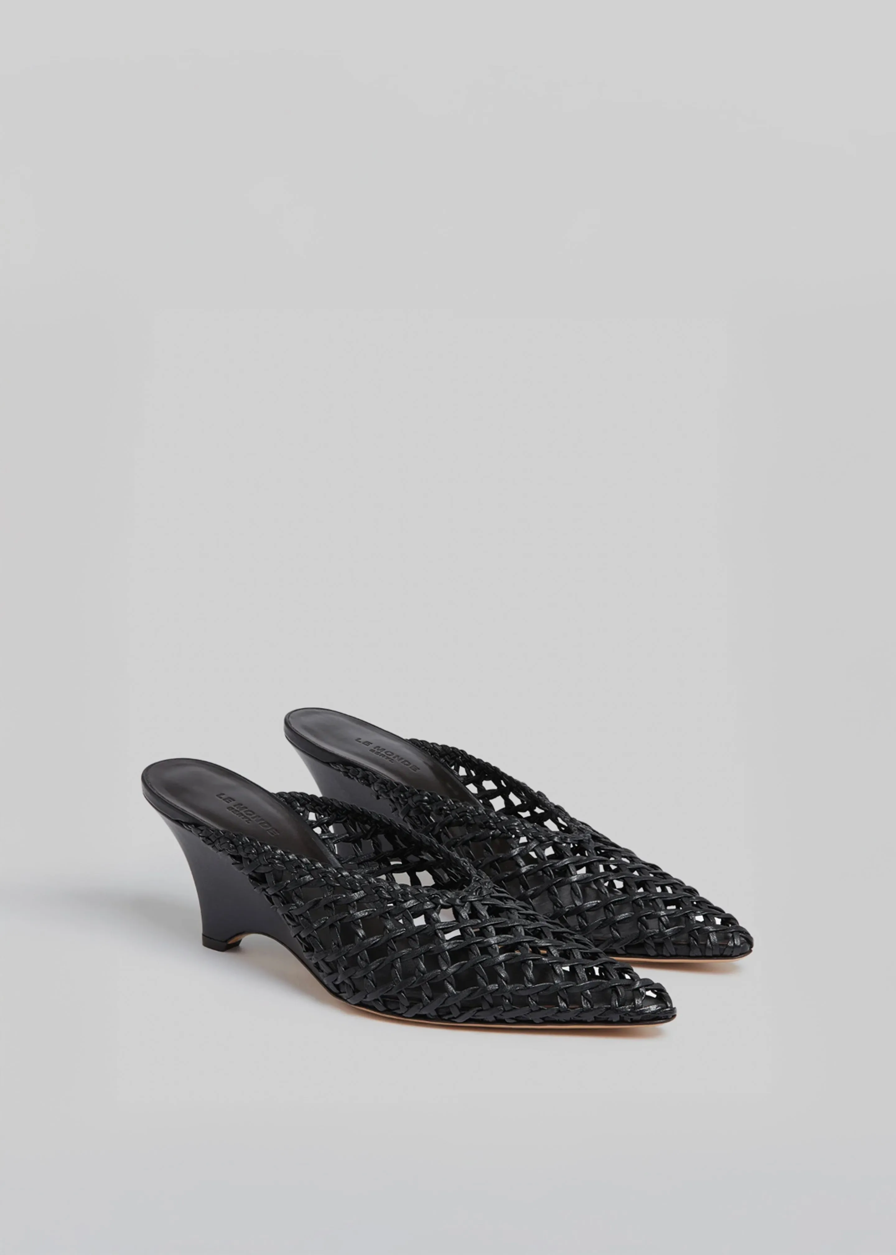 Le Monde Beryl Victoria Mules Knotted - Black sold by Frankie Shop product image thumbnail 3