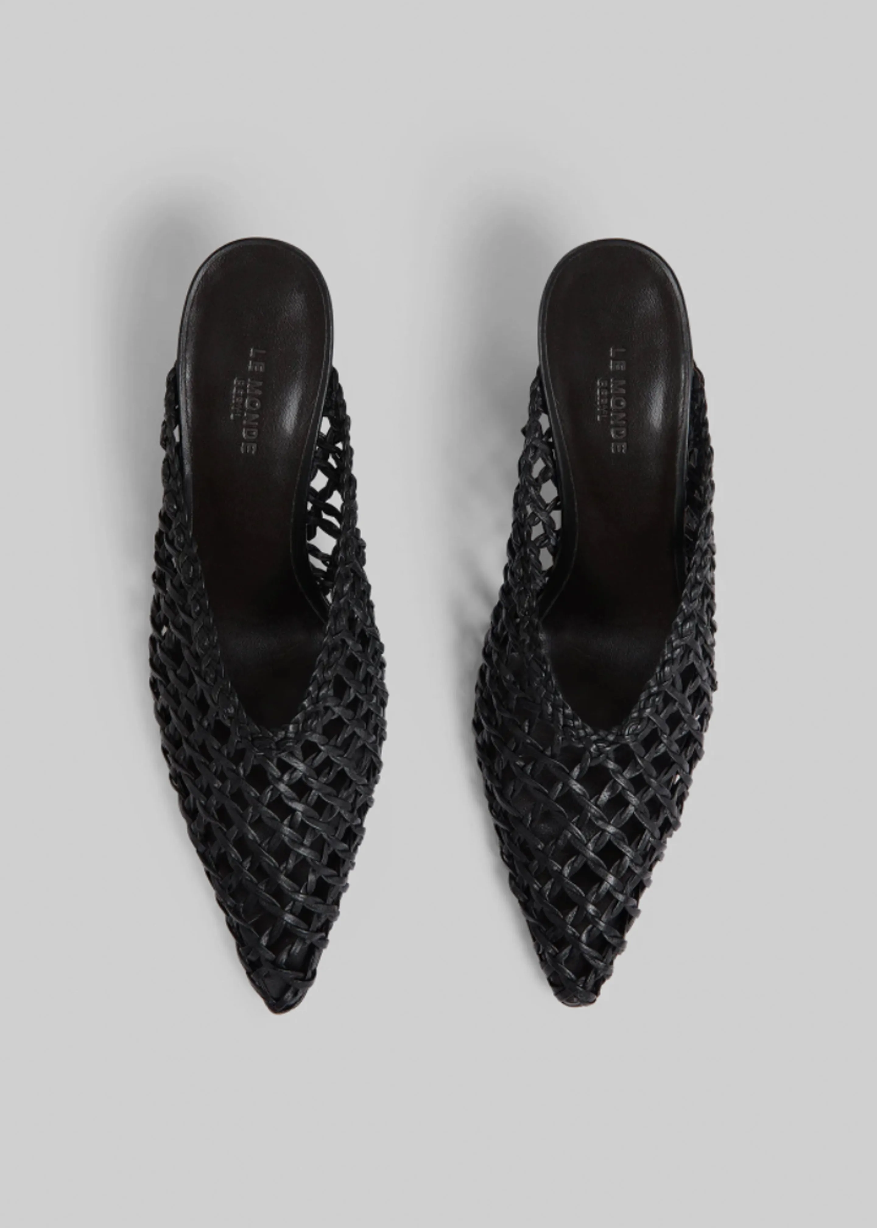 Le Monde Beryl Victoria Mules Knotted - Black sold by Frankie Shop product image thumbnail 2