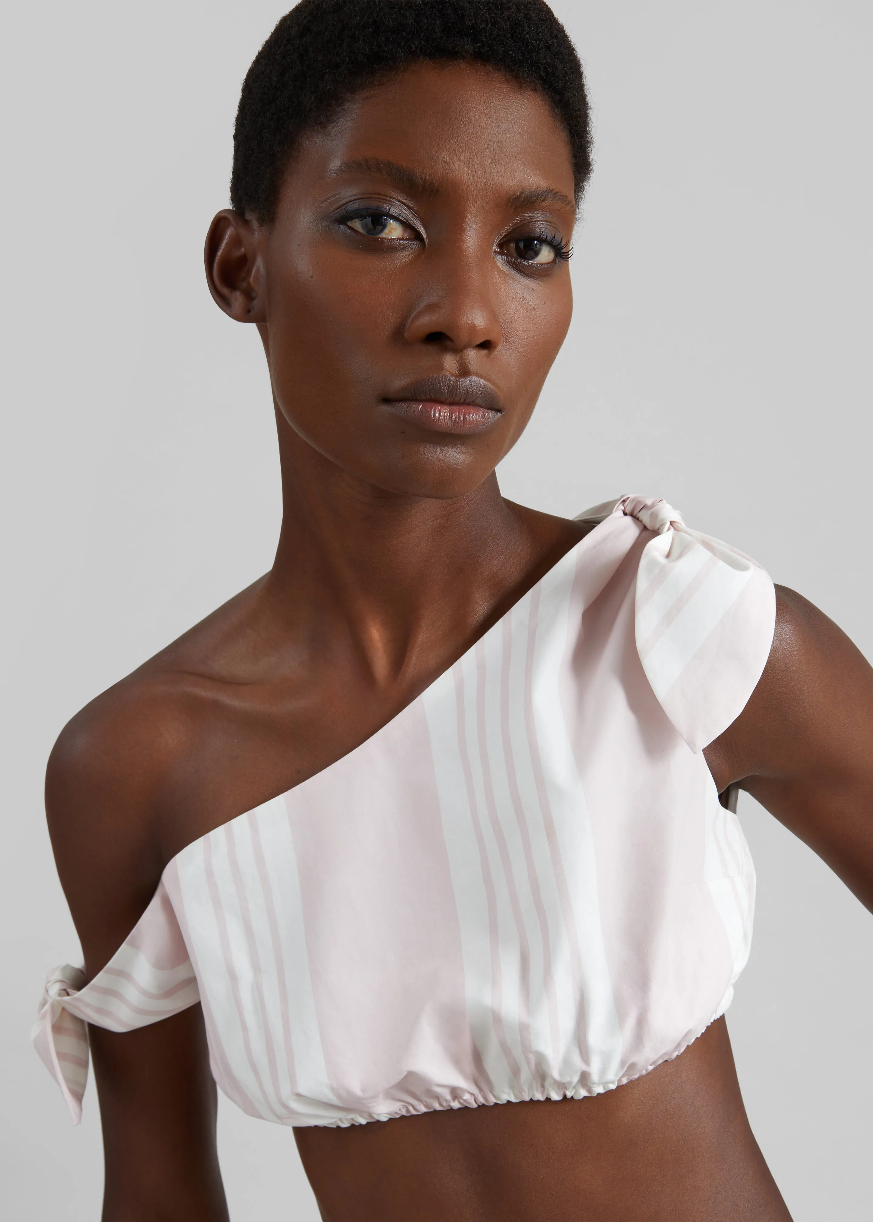 Posse Rosie Tie Top - Pink Stripe sold by Frankie Shop product image thumbnail 3