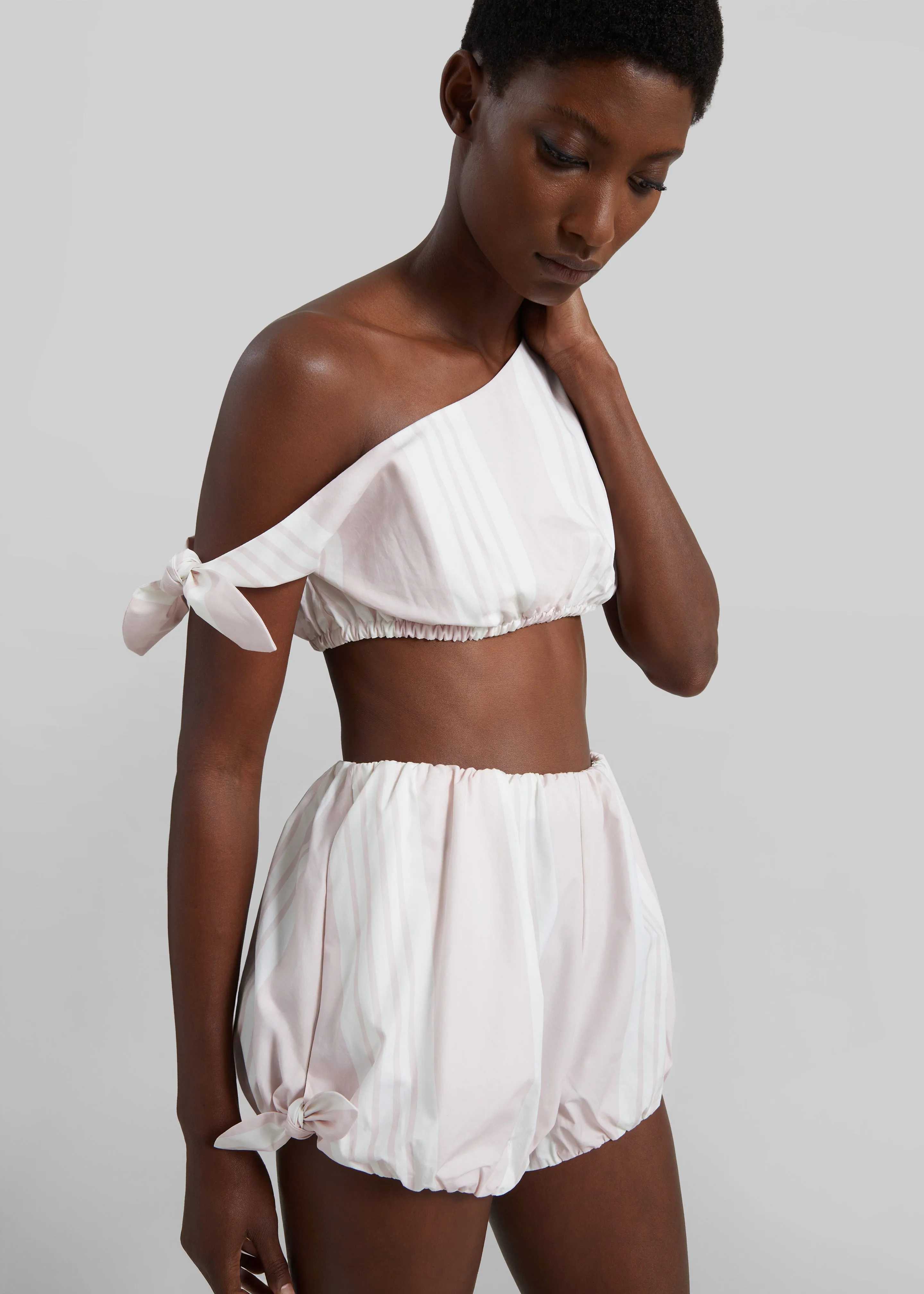 Posse Rosie Tie Top - Pink Stripe sold by Frankie Shop product image thumbnail 5