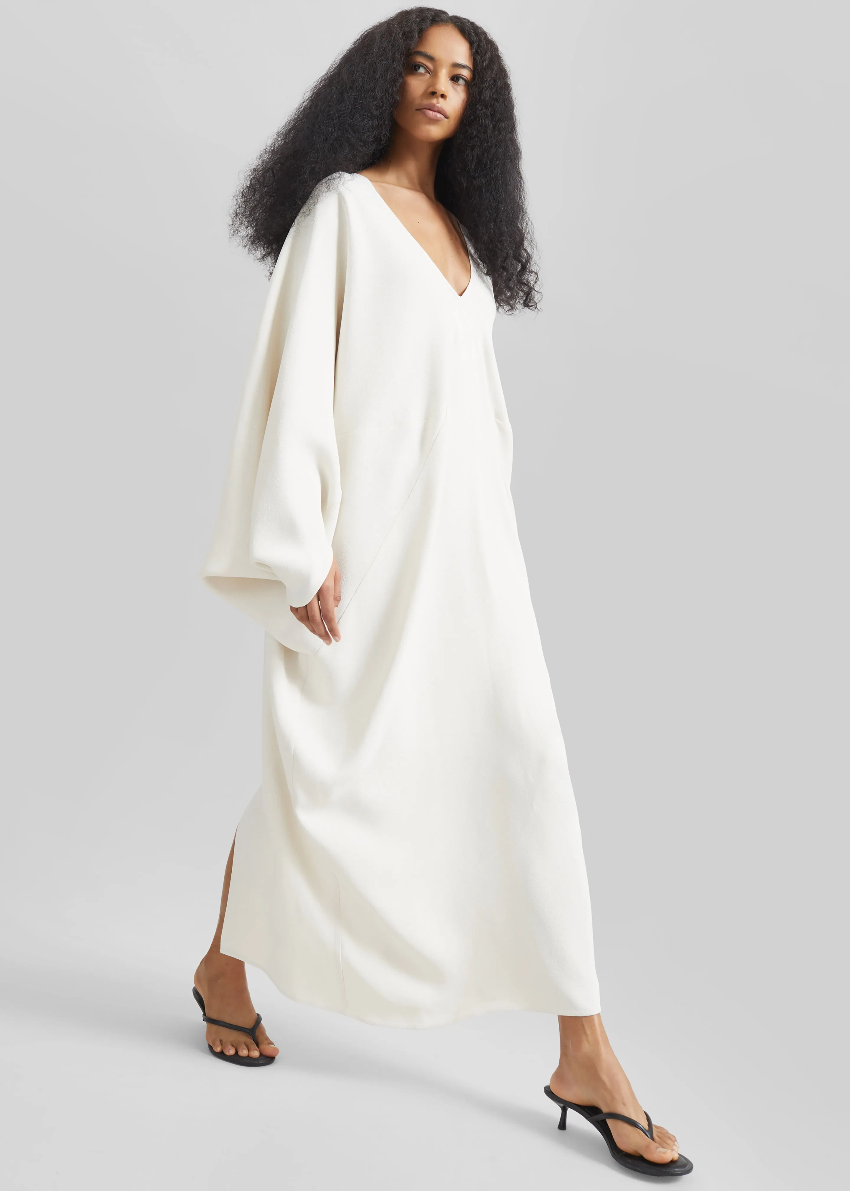 Lilia Kaftan Dress - Ivory sold by Frankie Shop product image thumbnail 2