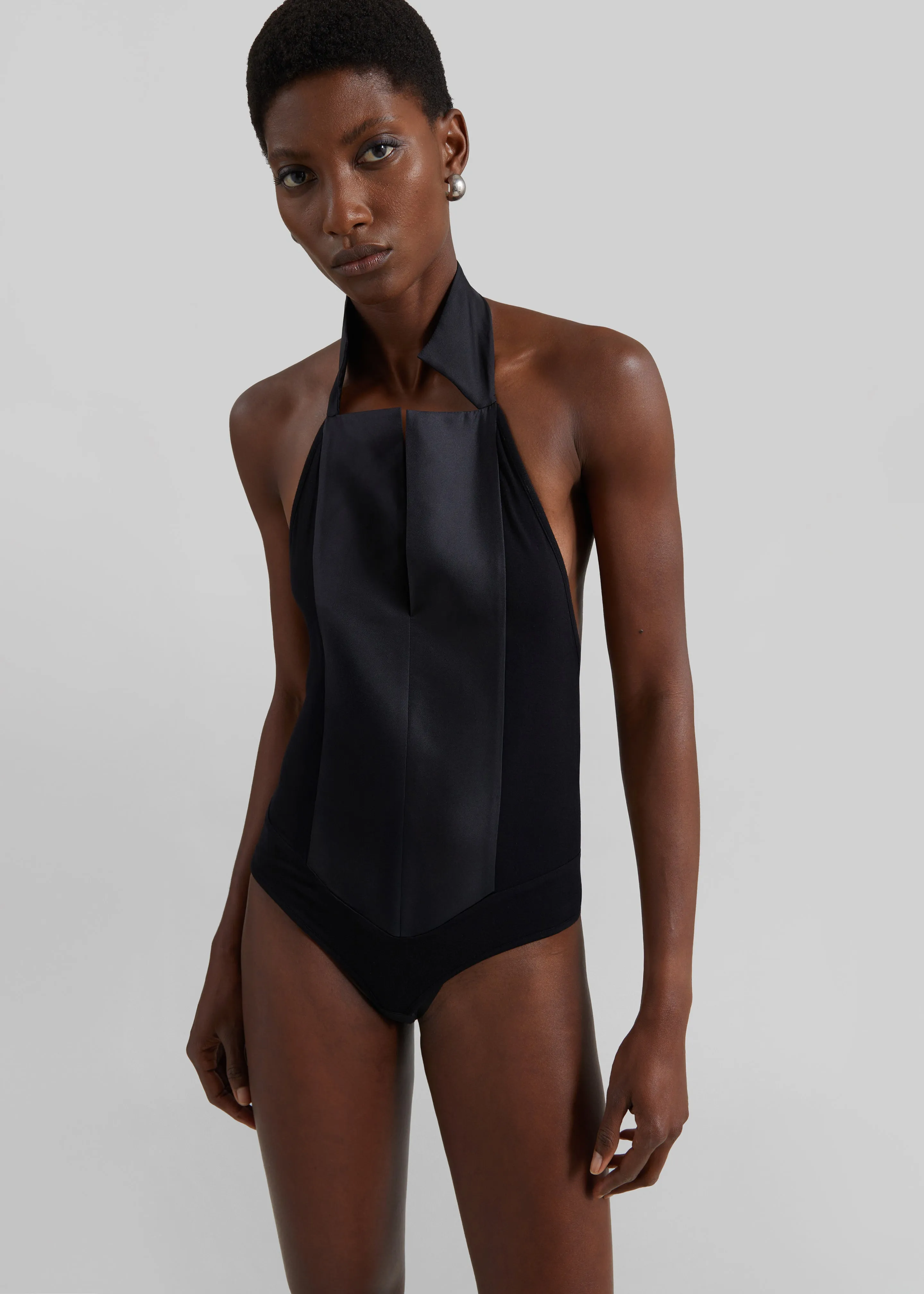 Bevza Manishka Bodysuit - Black sold by Frankie Shop product image thumbnail 3
