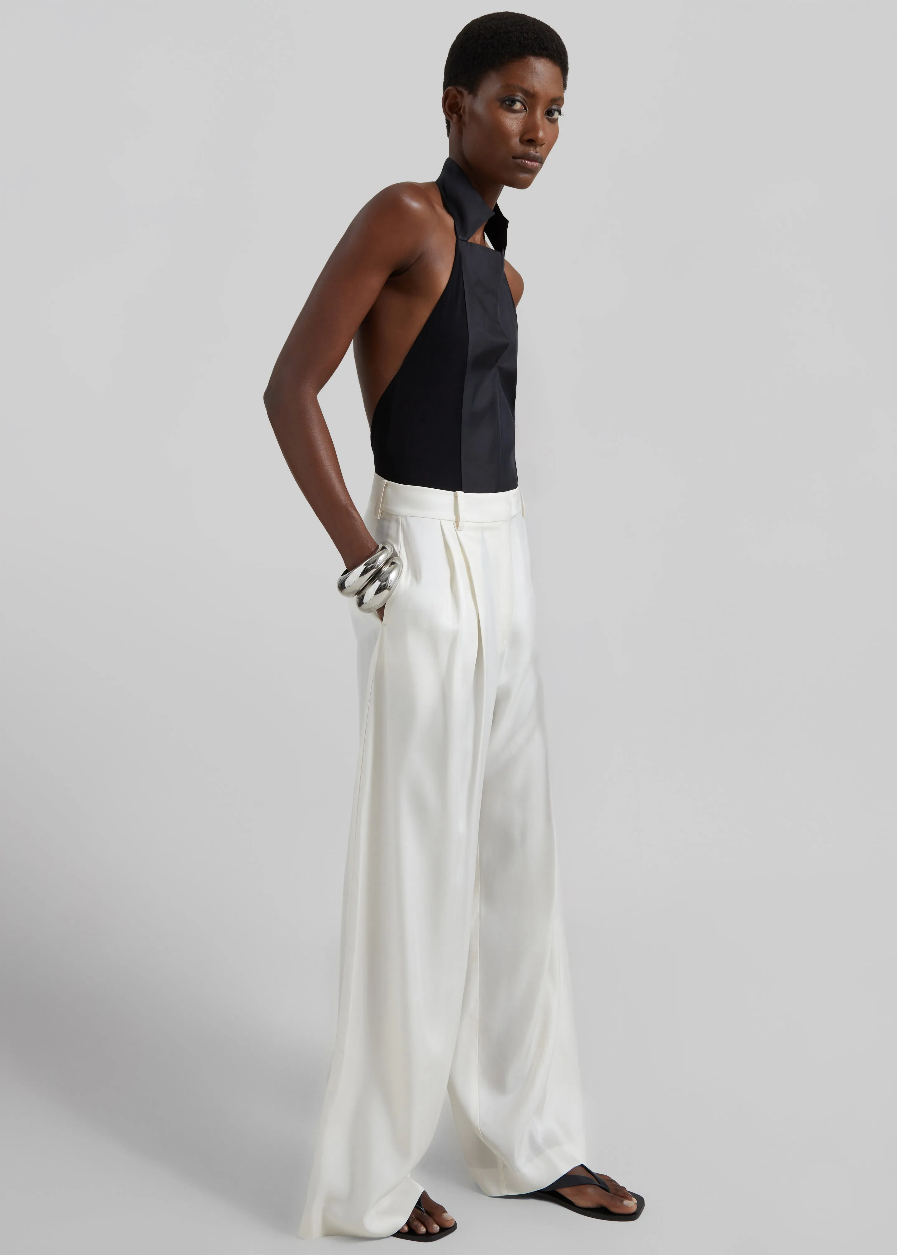 Bevza Manishka Bodysuit - Black sold by Frankie Shop product image thumbnail 2
