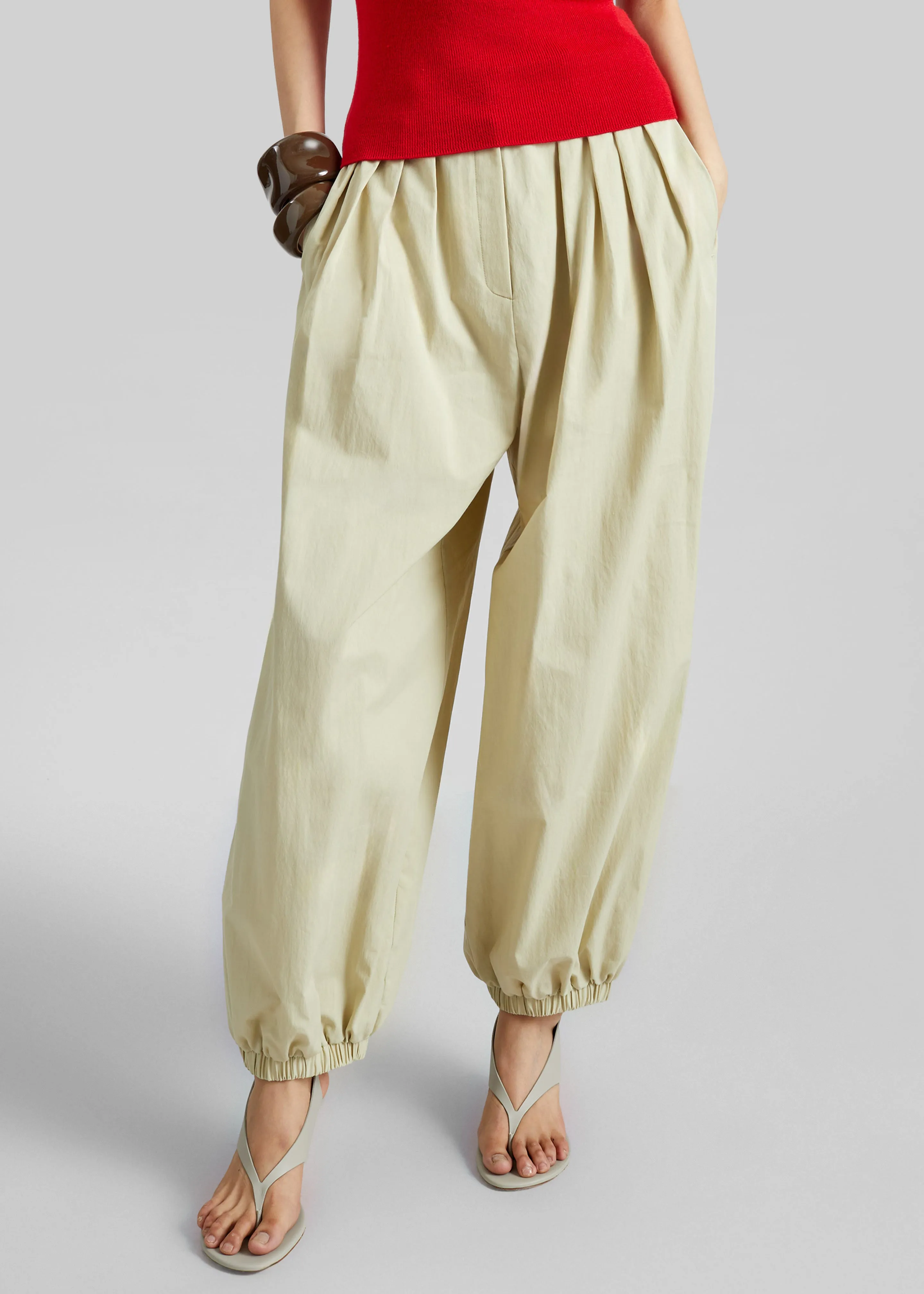 Vannes Balloon Pants - Beige sold by Frankie Shop product image thumbnail 2