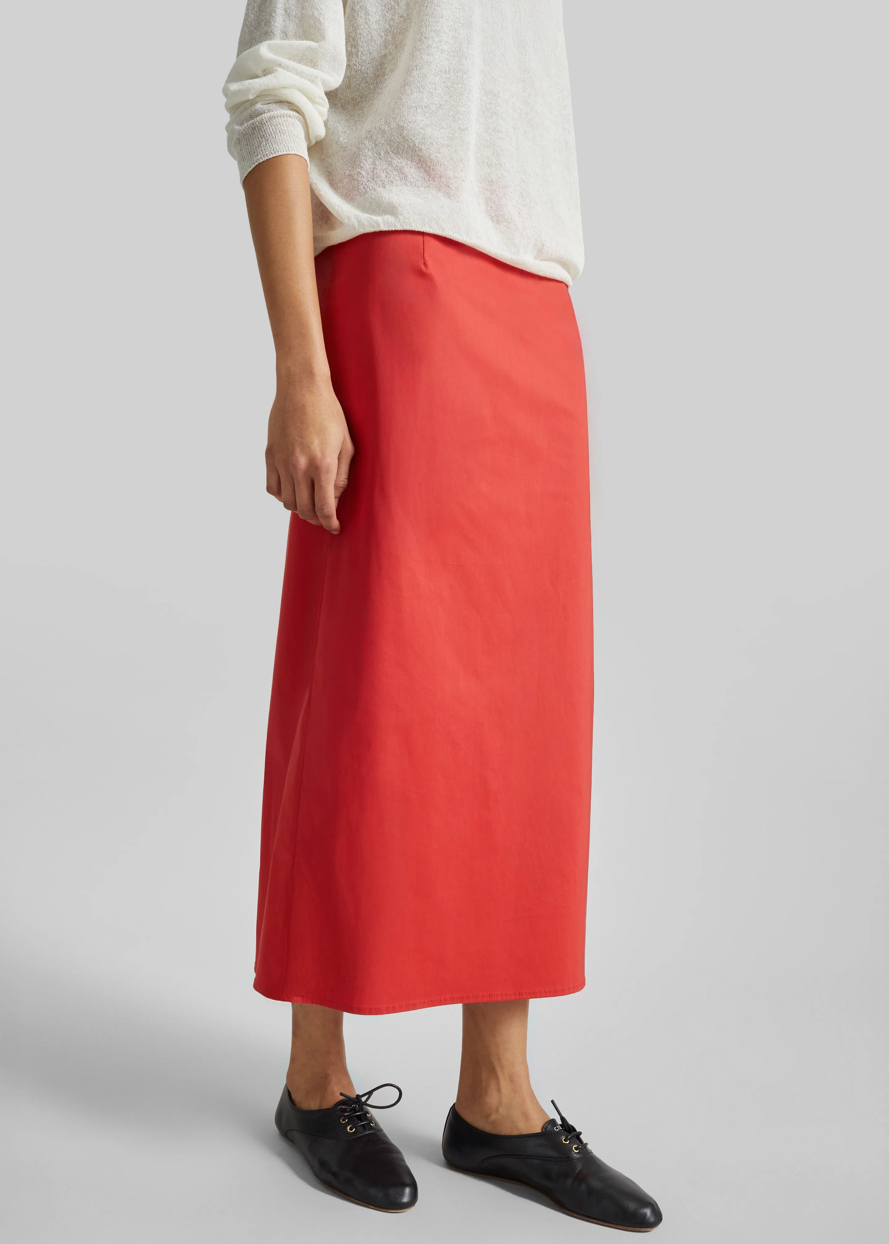 Nisa Midi Skirt - Red sold by Frankie Shop product image thumbnail 2