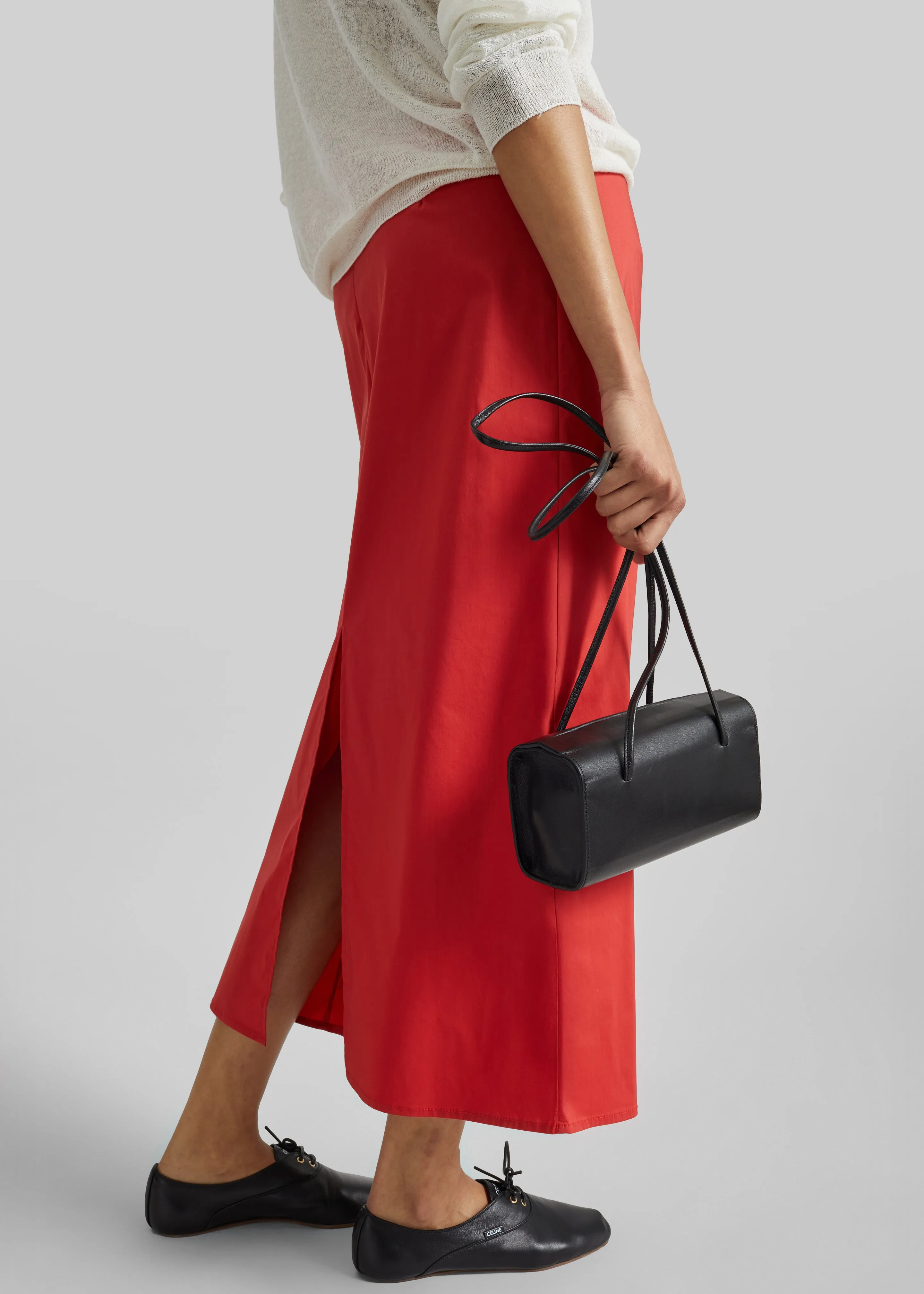 Nisa Midi Skirt - Red sold by Frankie Shop product image thumbnail 3