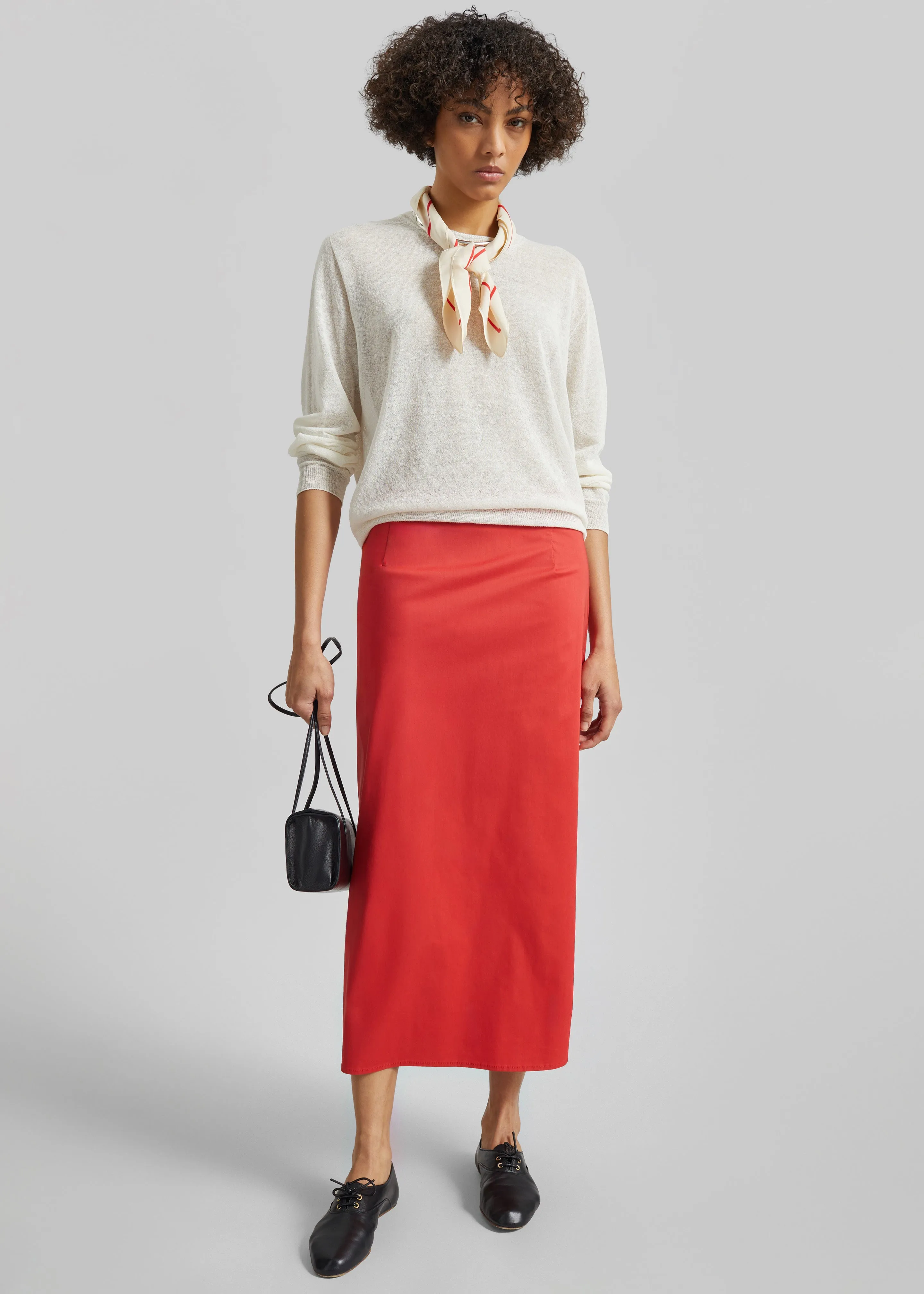 Nisa Midi Skirt - Red sold by Frankie Shop product image thumbnail 5