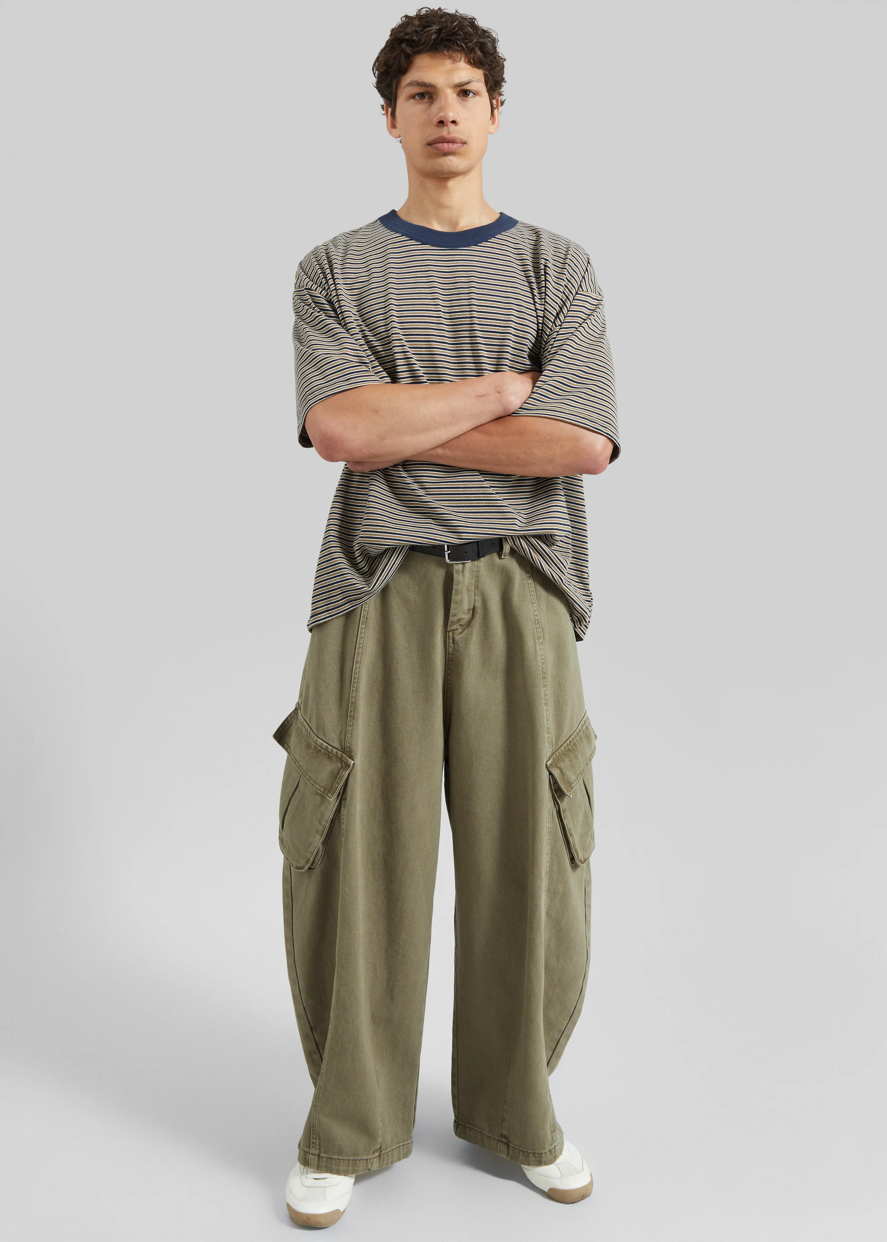 Terence Curved Cargo Pants - Pale Olive sold by Frankie Shop product image thumbnail 2
