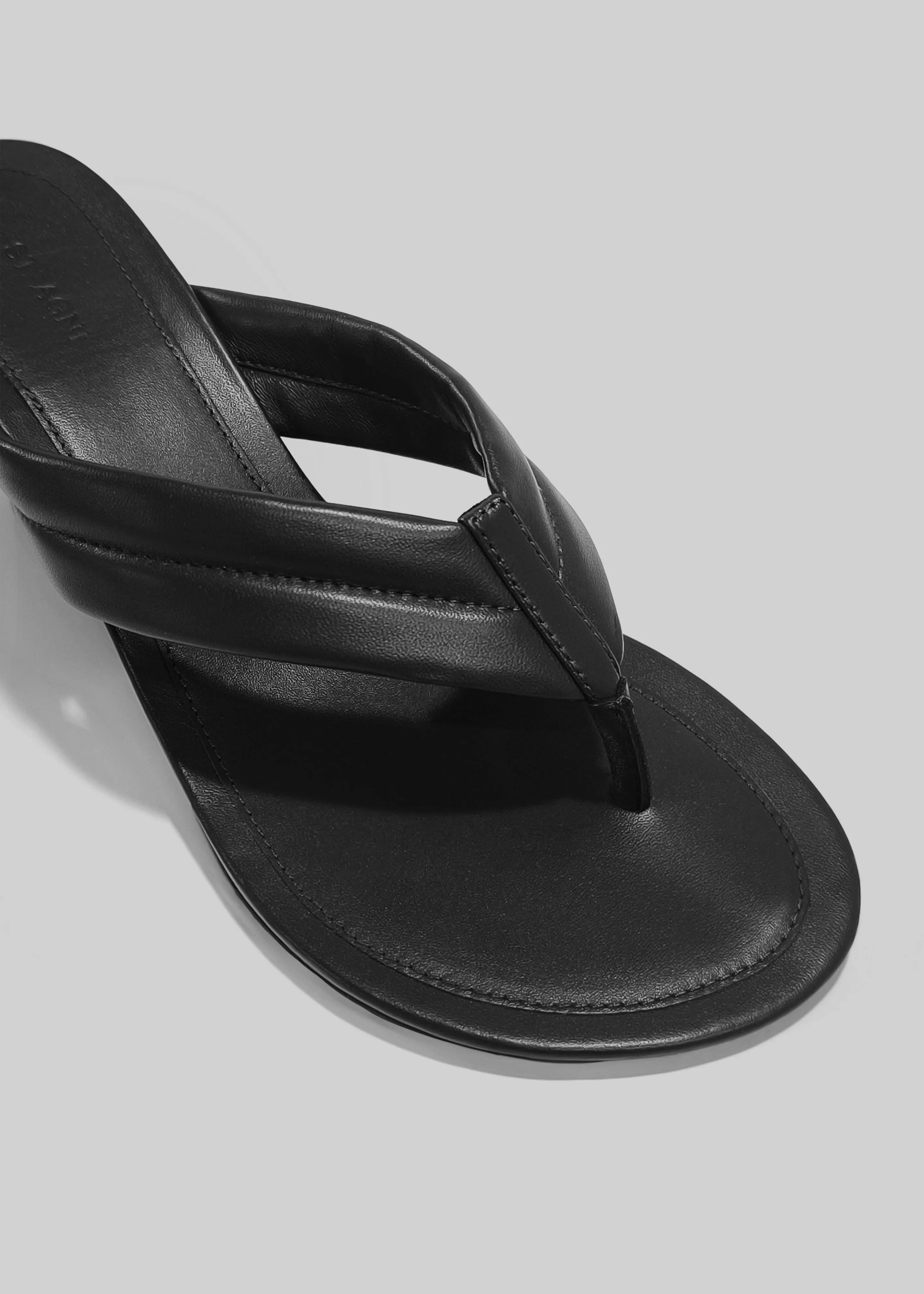 St. Agni Stitch Detail Thong Wedges - Black sold by Frankie Shop product image thumbnail 5