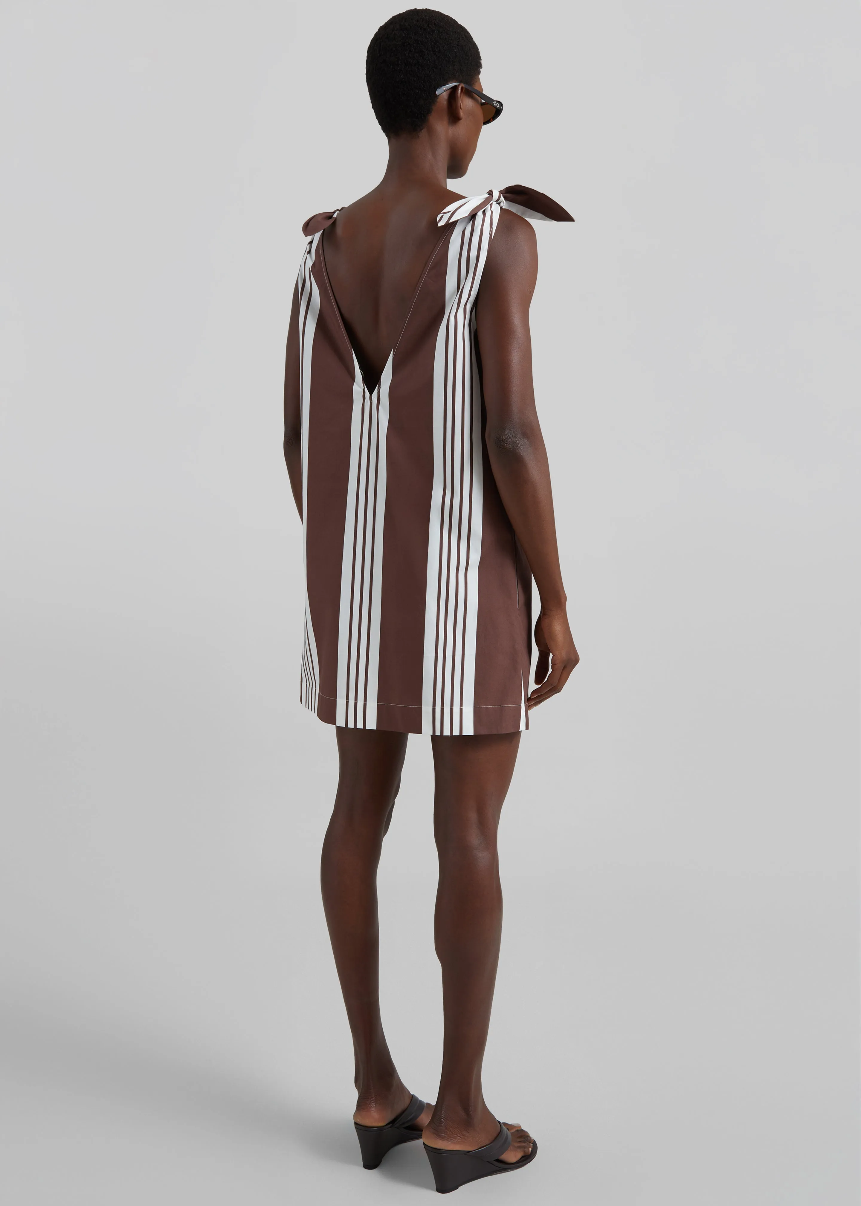Posse Rosie Mini Dress - Choc Stripe sold by Frankie Shop product image thumbnail 5