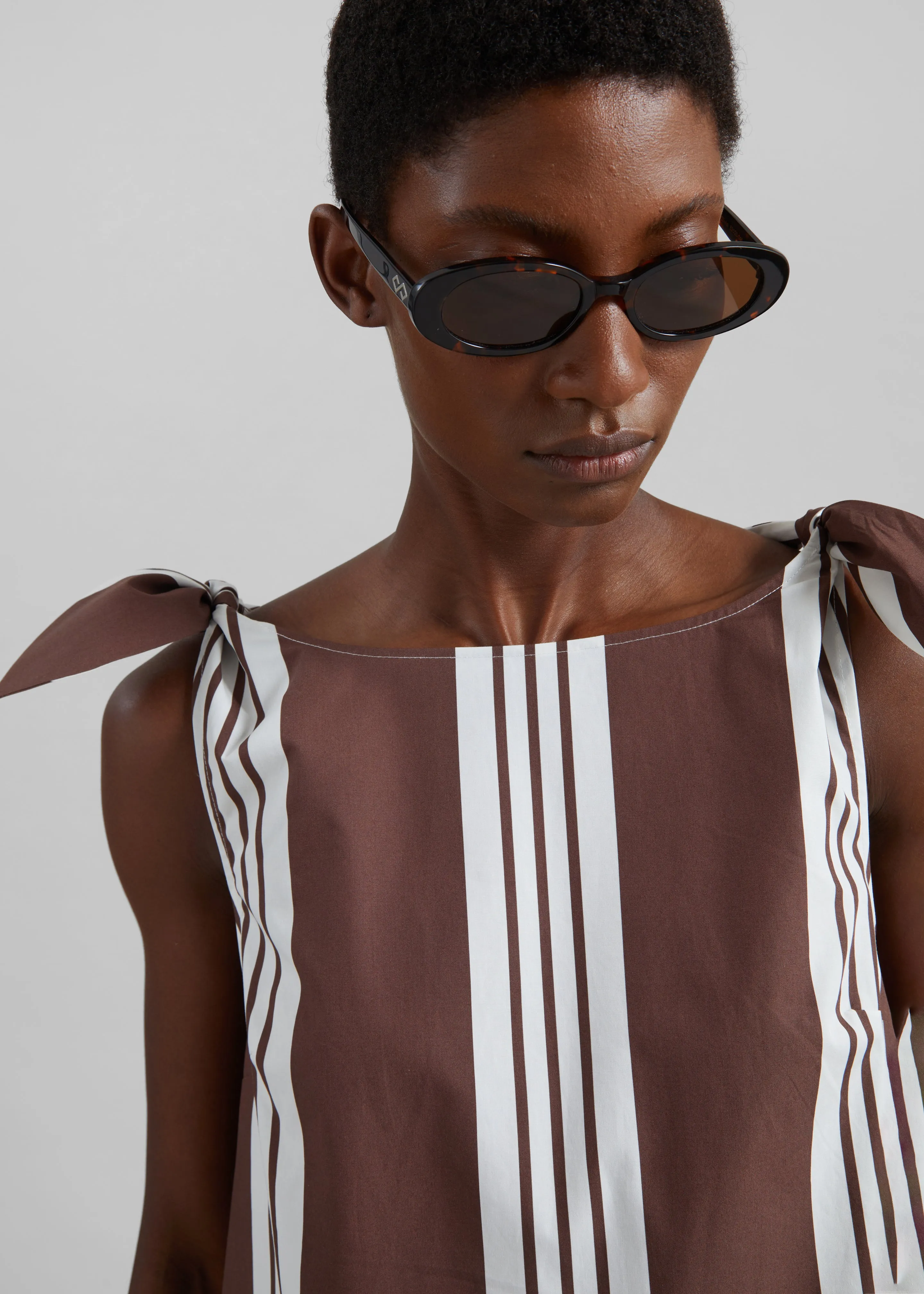 Posse Rosie Mini Dress - Choc Stripe sold by Frankie Shop product image thumbnail 2
