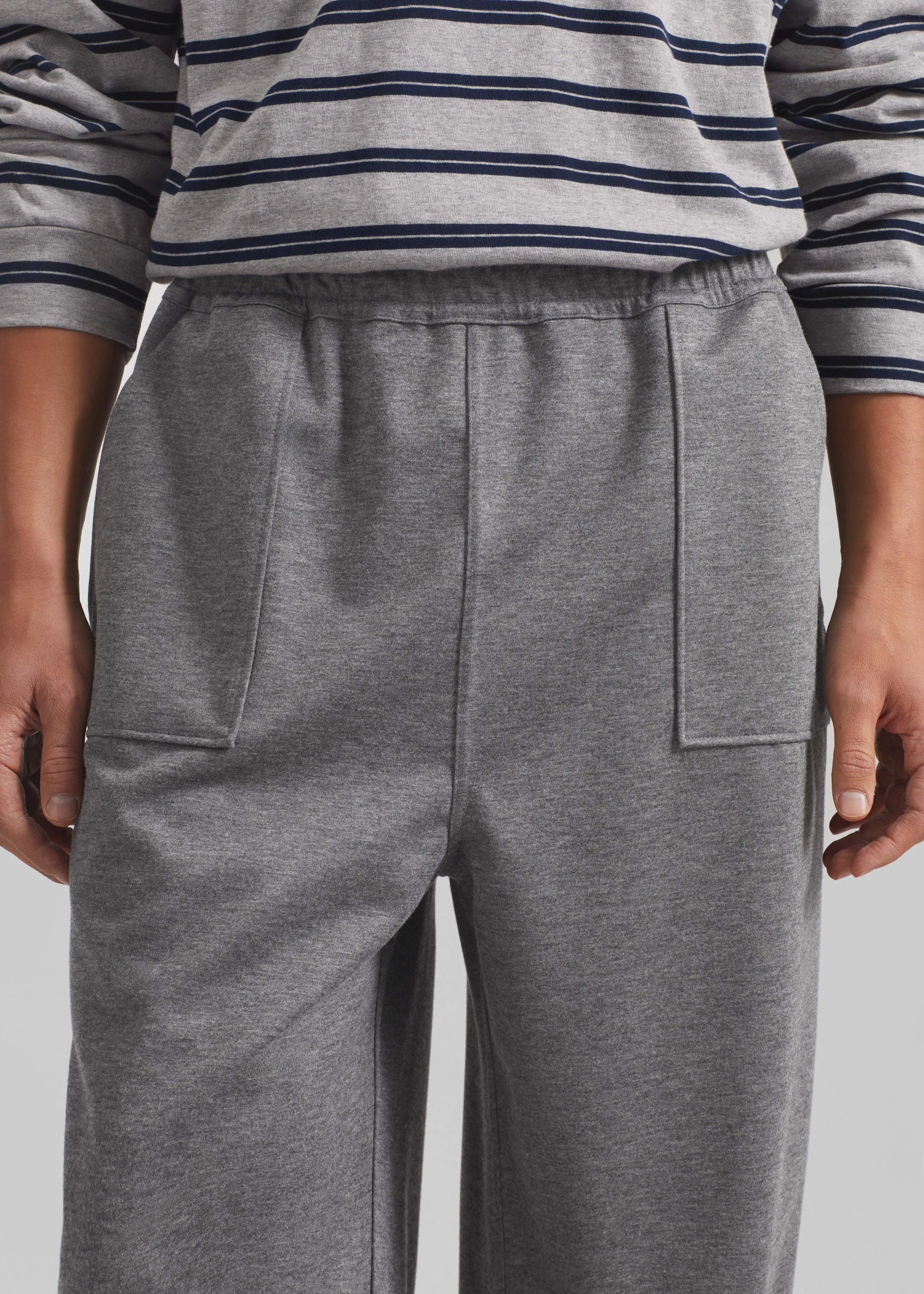 Baxter Reversible Track Pants - Grey Melange sold by Frankie Shop product image thumbnail 3