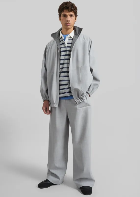 Baxter Reversible Track Pants - Grey Melange made by Frankie Shop