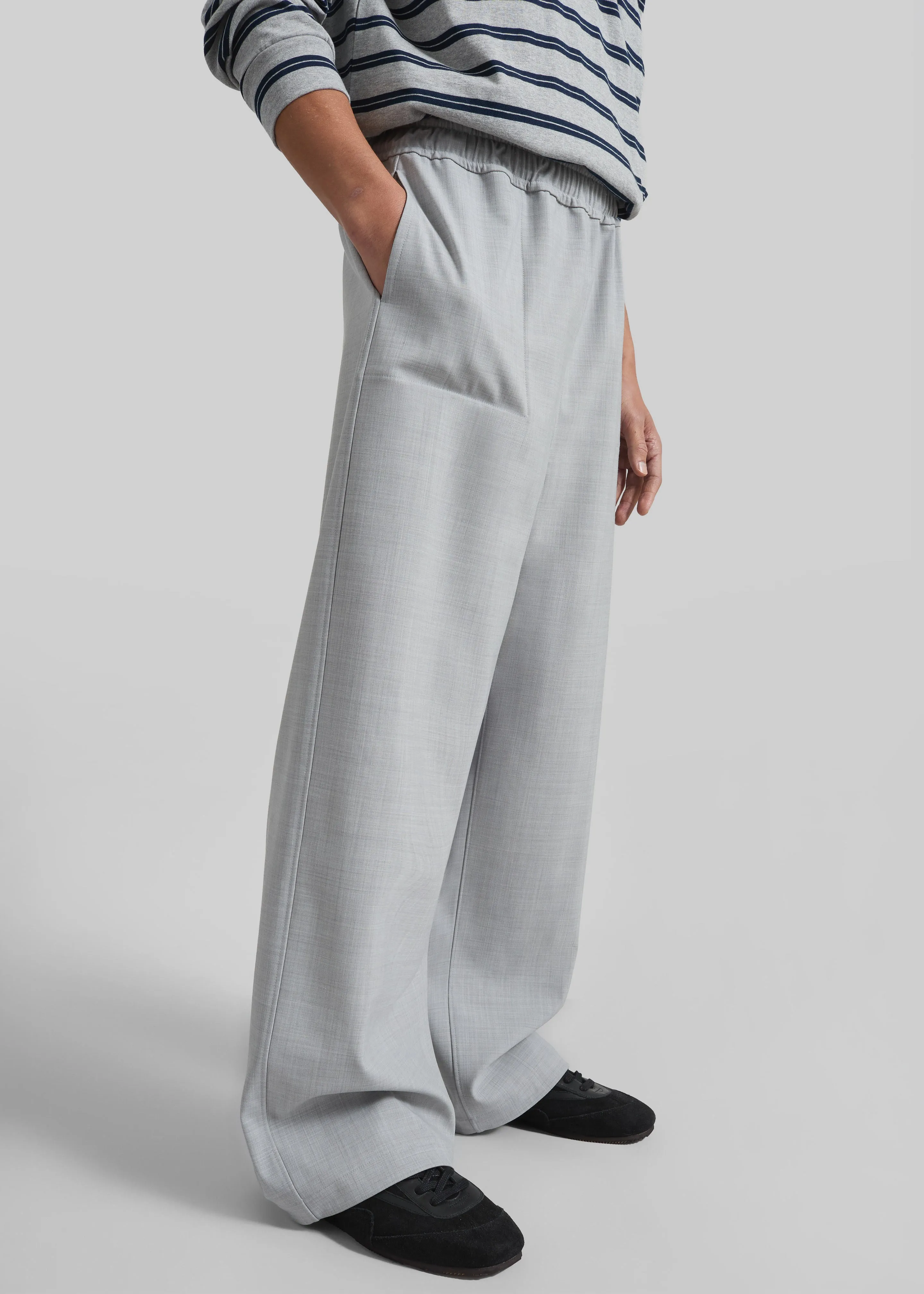 Baxter Reversible Track Pants - Grey Melange sold by Frankie Shop product image thumbnail 5