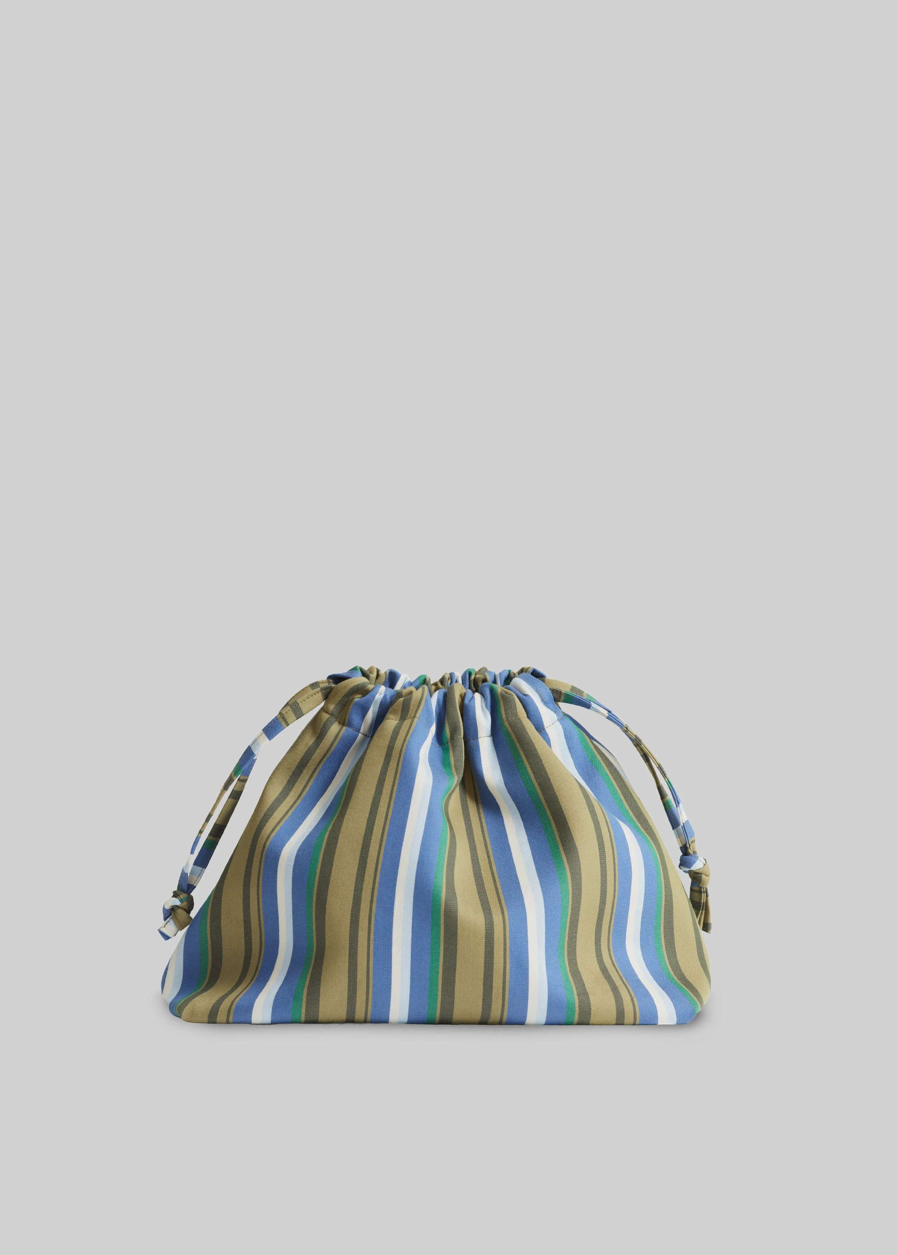 Morgan Small Pouch - Green Multi Stripe sold by Frankie Shop product image thumbnail 2